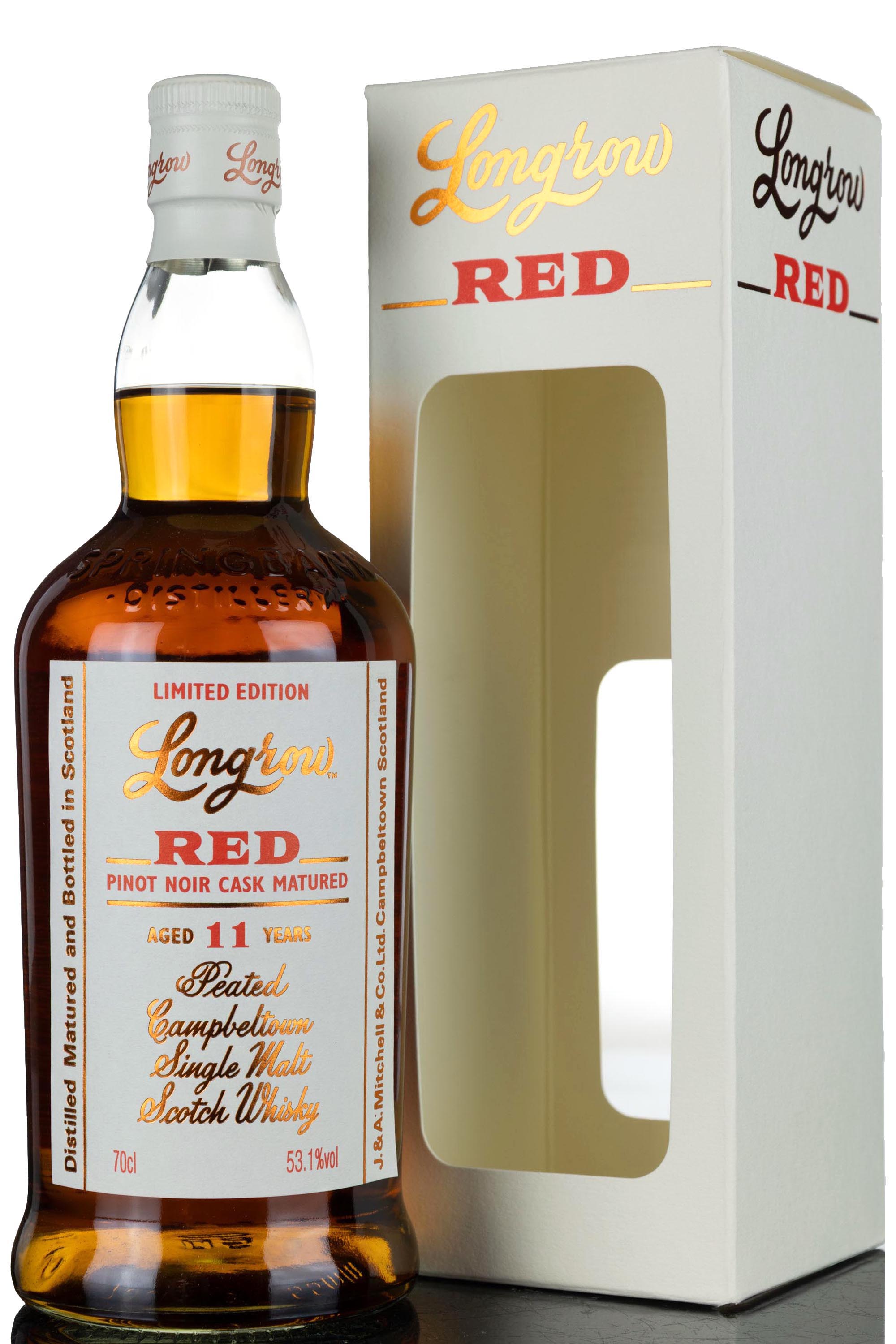 Longrow Red 11 Year Old - Pinot Noir Cask Matured - 2019 Release