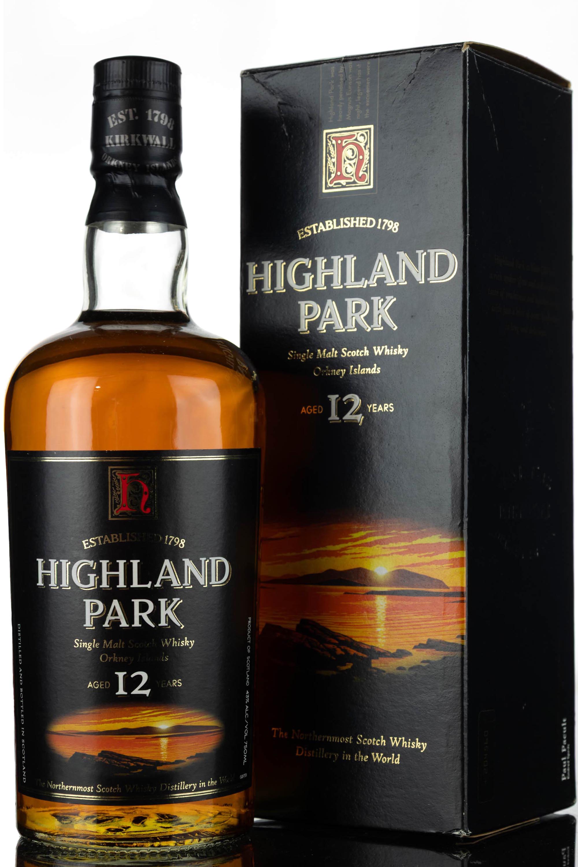 Highland Park 12 Year Old - Circa 2000