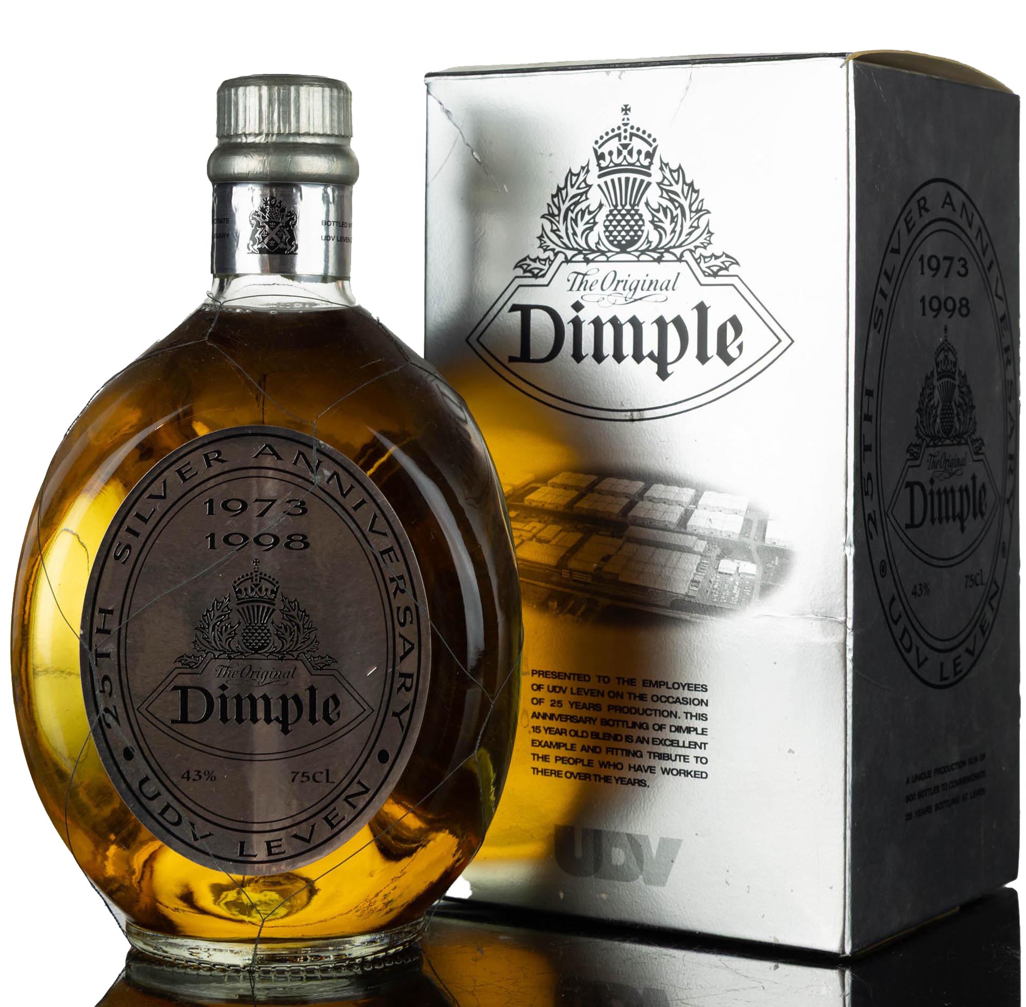 Dimple 15 Year Old - UDV Leven 25th Silver Anniversary 1973-1998