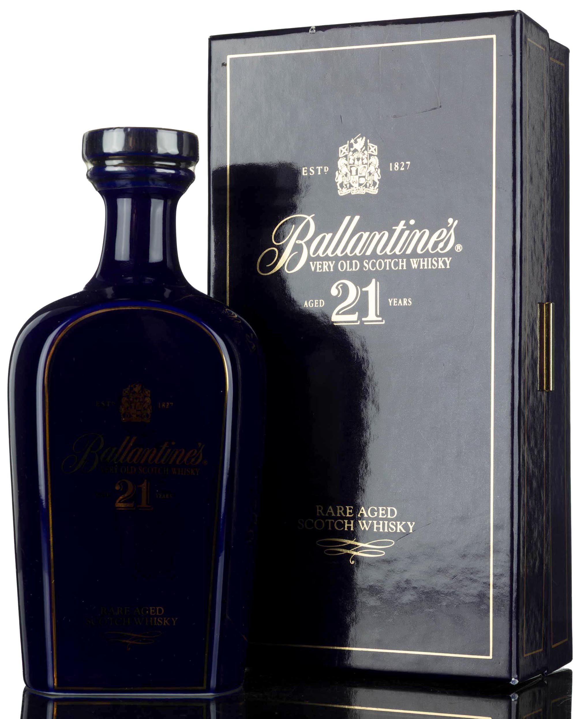 Ballantines 21 Year Old - Ceramic