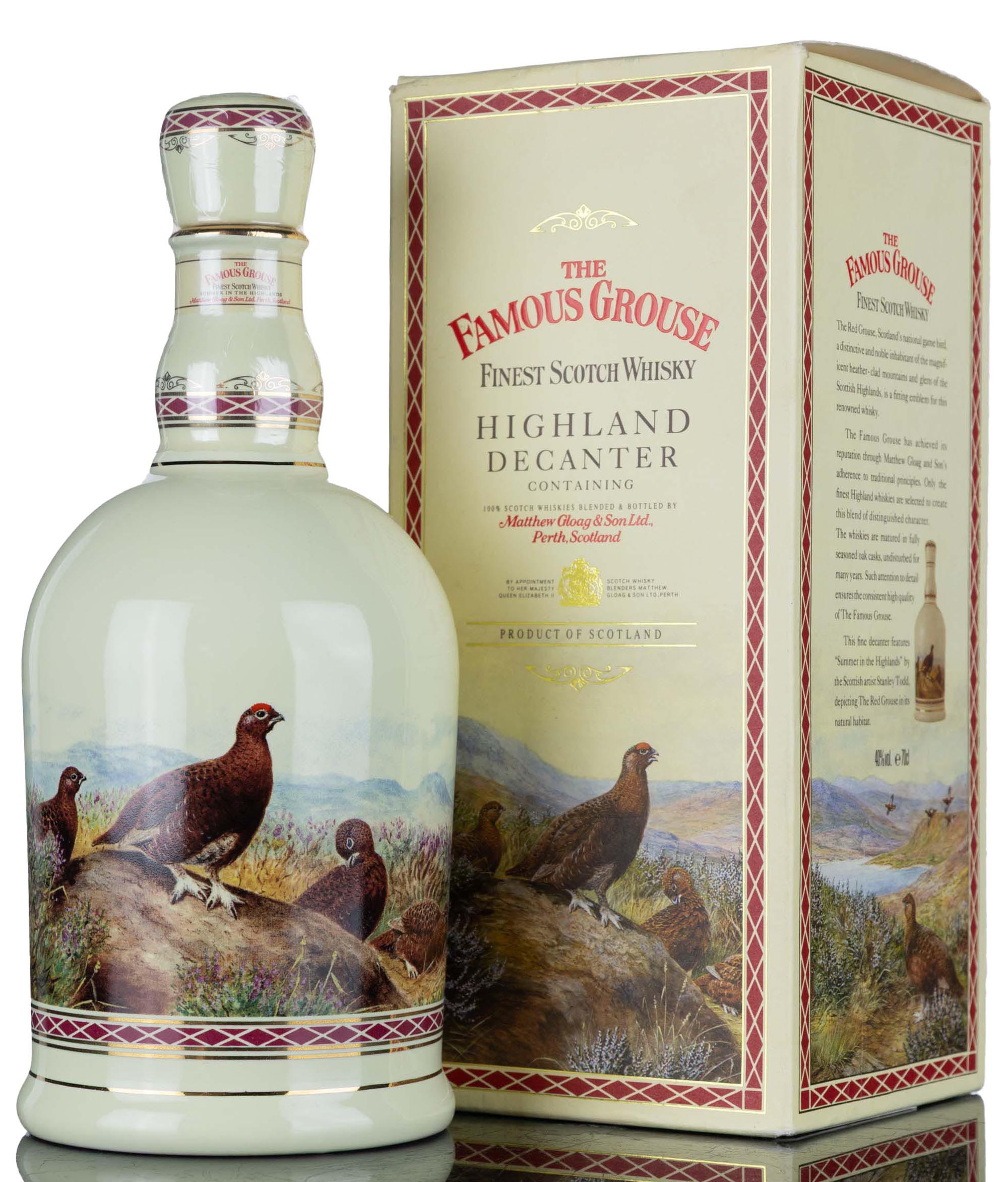 Famous Grouse Highland Decanter