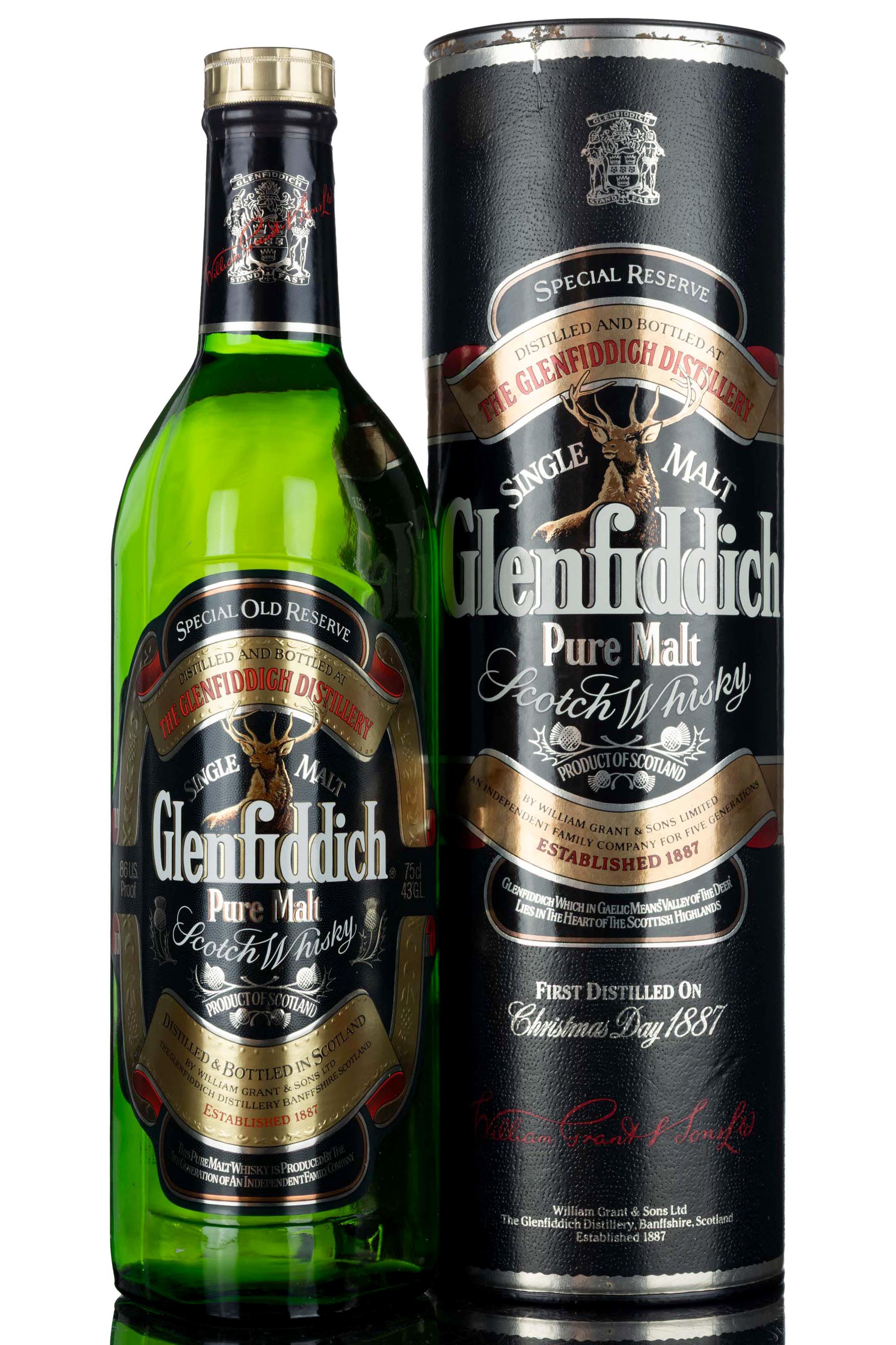 Glenfiddich Special Old Reserve - 1980s