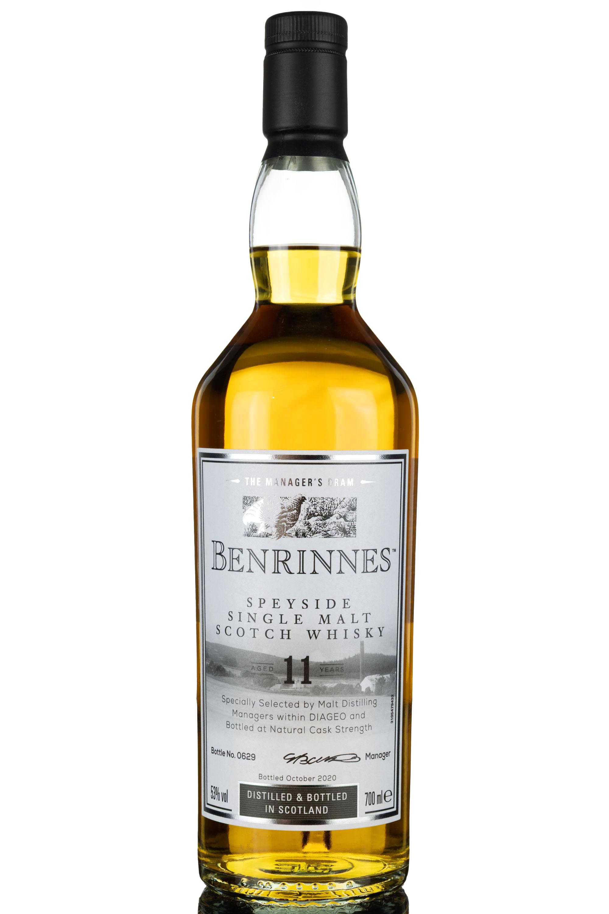 Benrinnes 11 Year Old - Managers Dram 2020