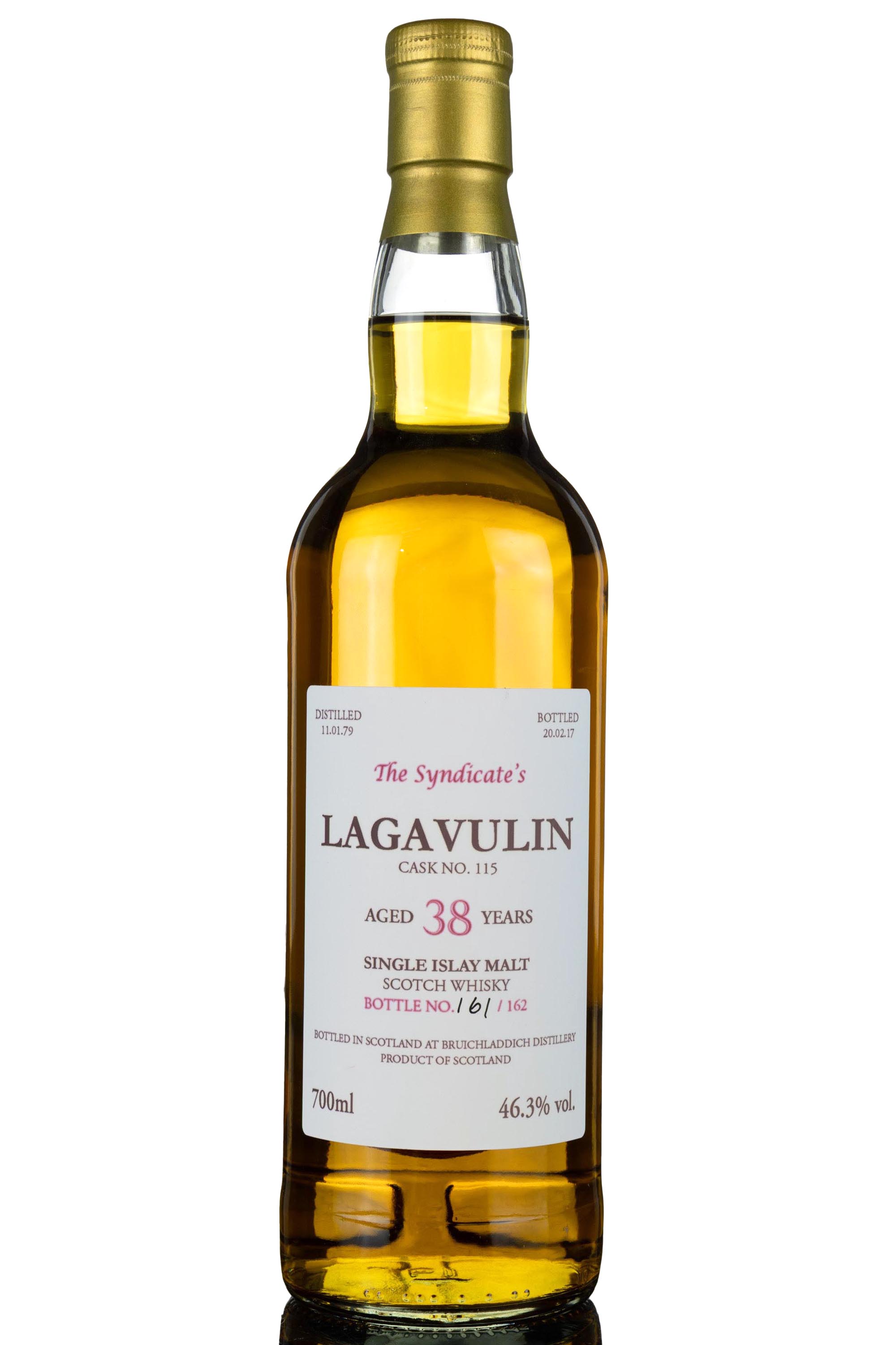 Lagavulin 1979-2017 - 38 Year Old - The Syndicates - Single Cask 115