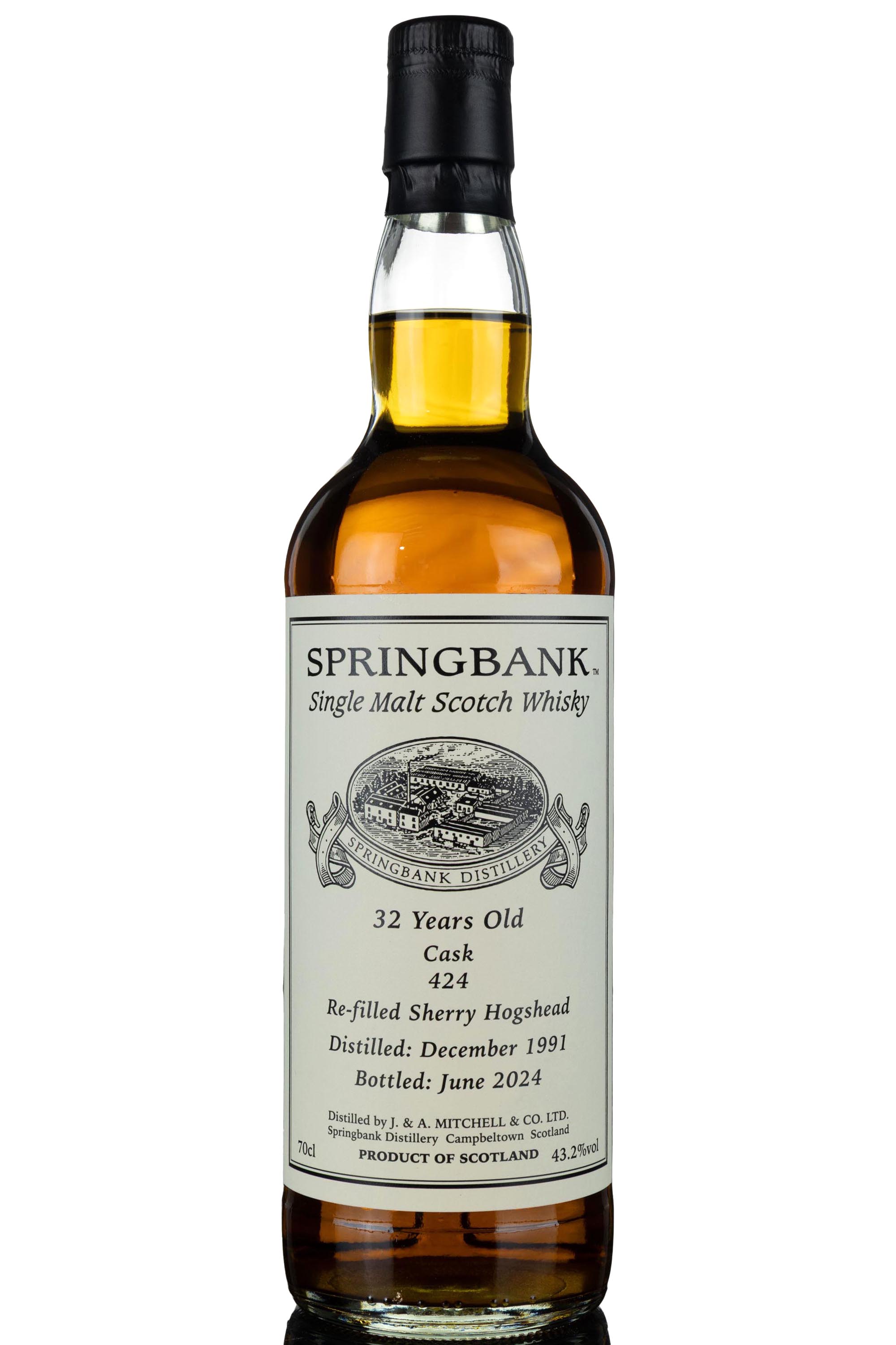 Springbank 1991-2024 - 32 Year Old - Single Cask 424 - Private Bottling
