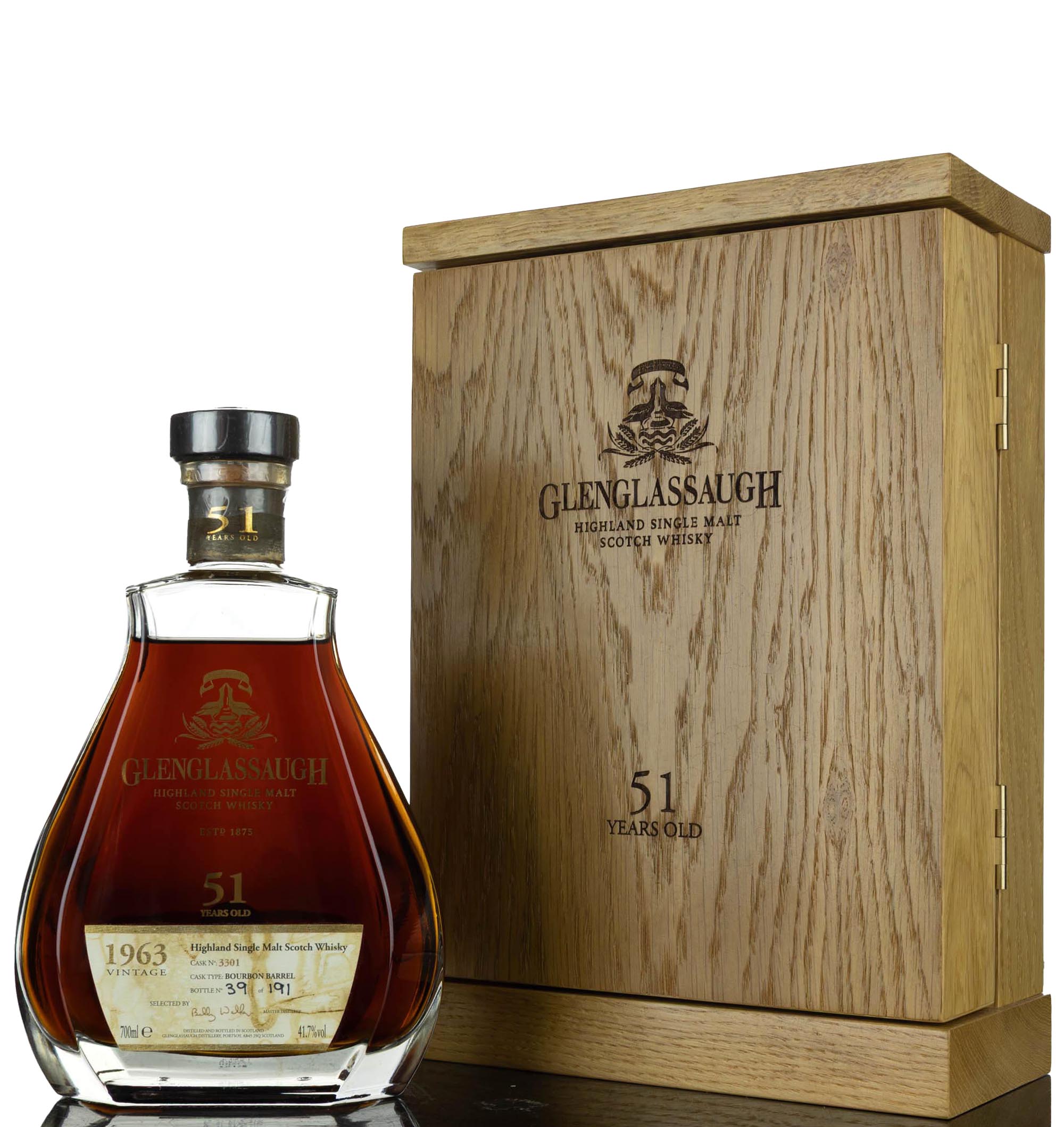 Glenglassaugh 1963-2014 - 51 Year Old - Single Cask 3301
