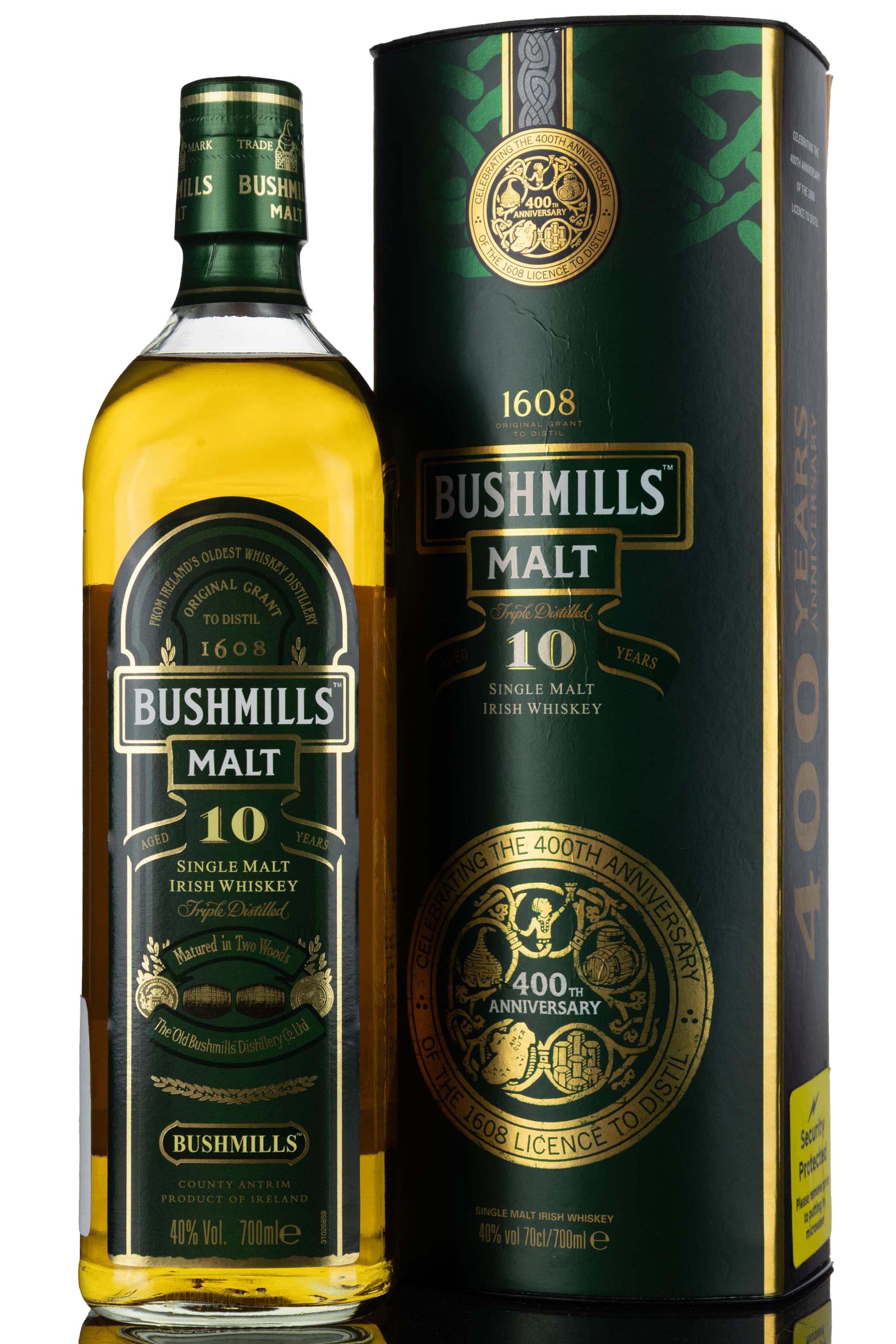 Bushmills Malt 10 Year Old - 400th Anniversary Of The Original Grant To Distill - 2008 Rel