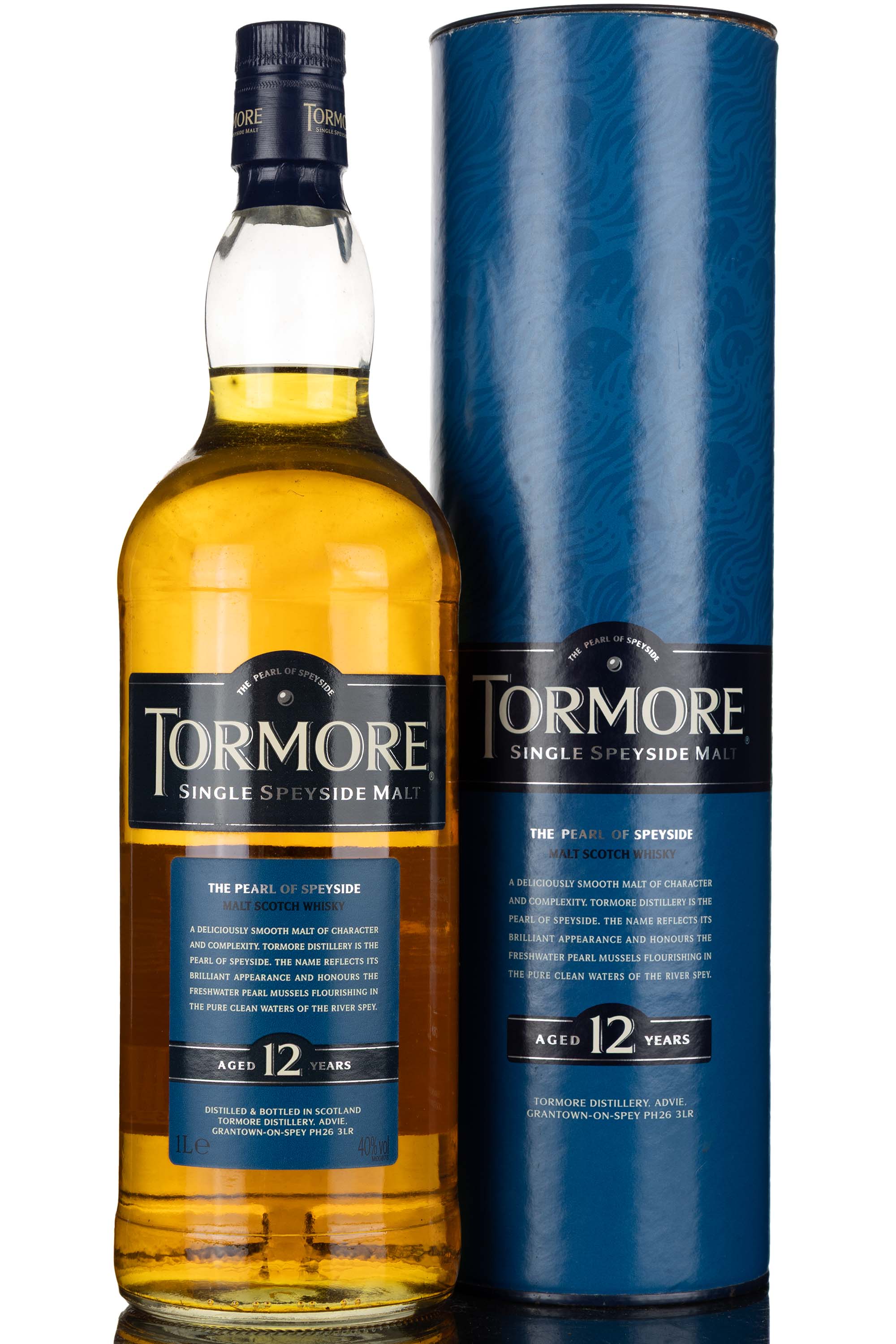 Tormore 12 Year Old 1 Litre, Refill American oak ex-bourbon cask, 2004, 40% whisky bottle