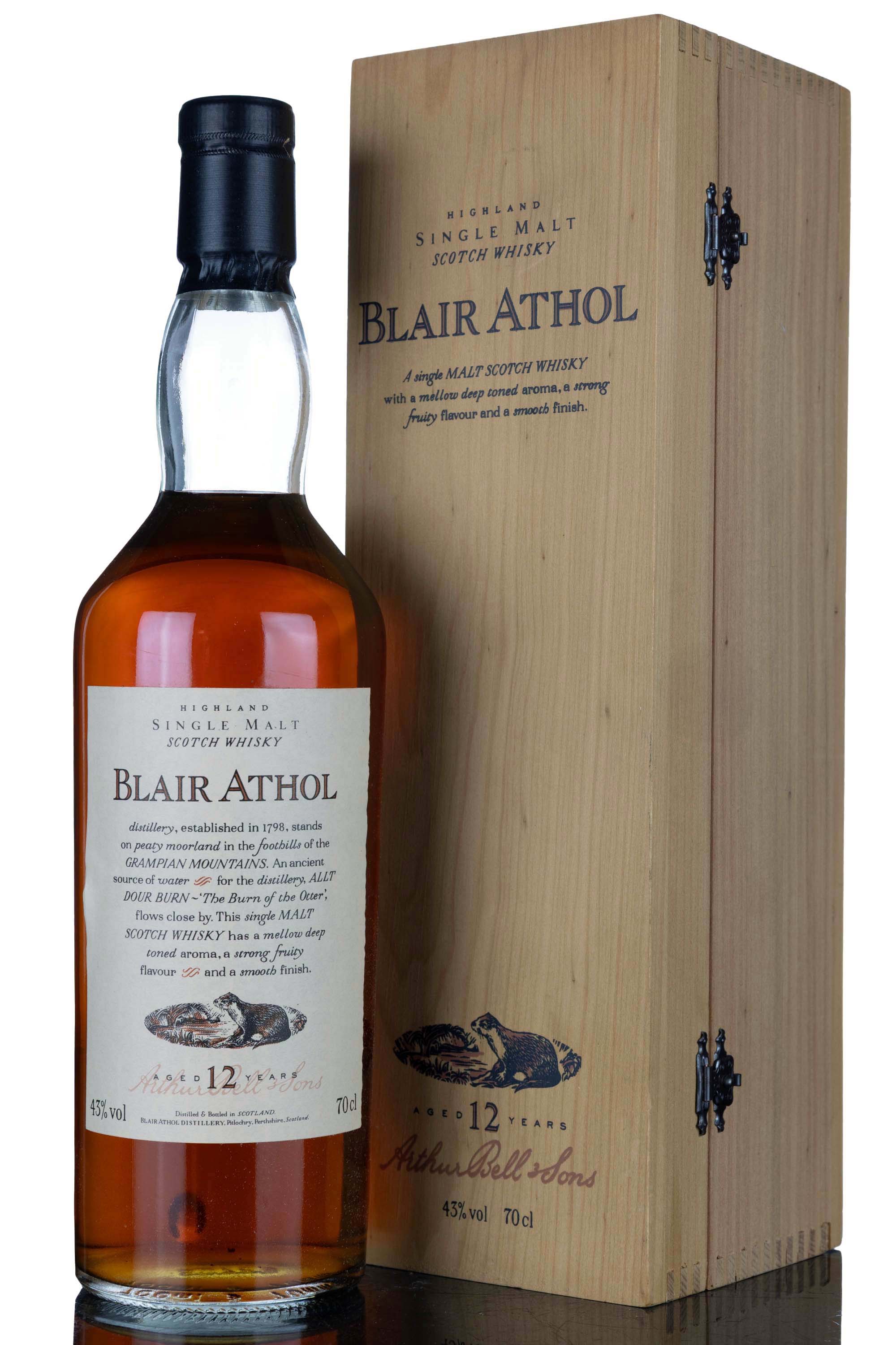 Blair Athol 12 Year Old - Flora & Fauna - Wooden Box