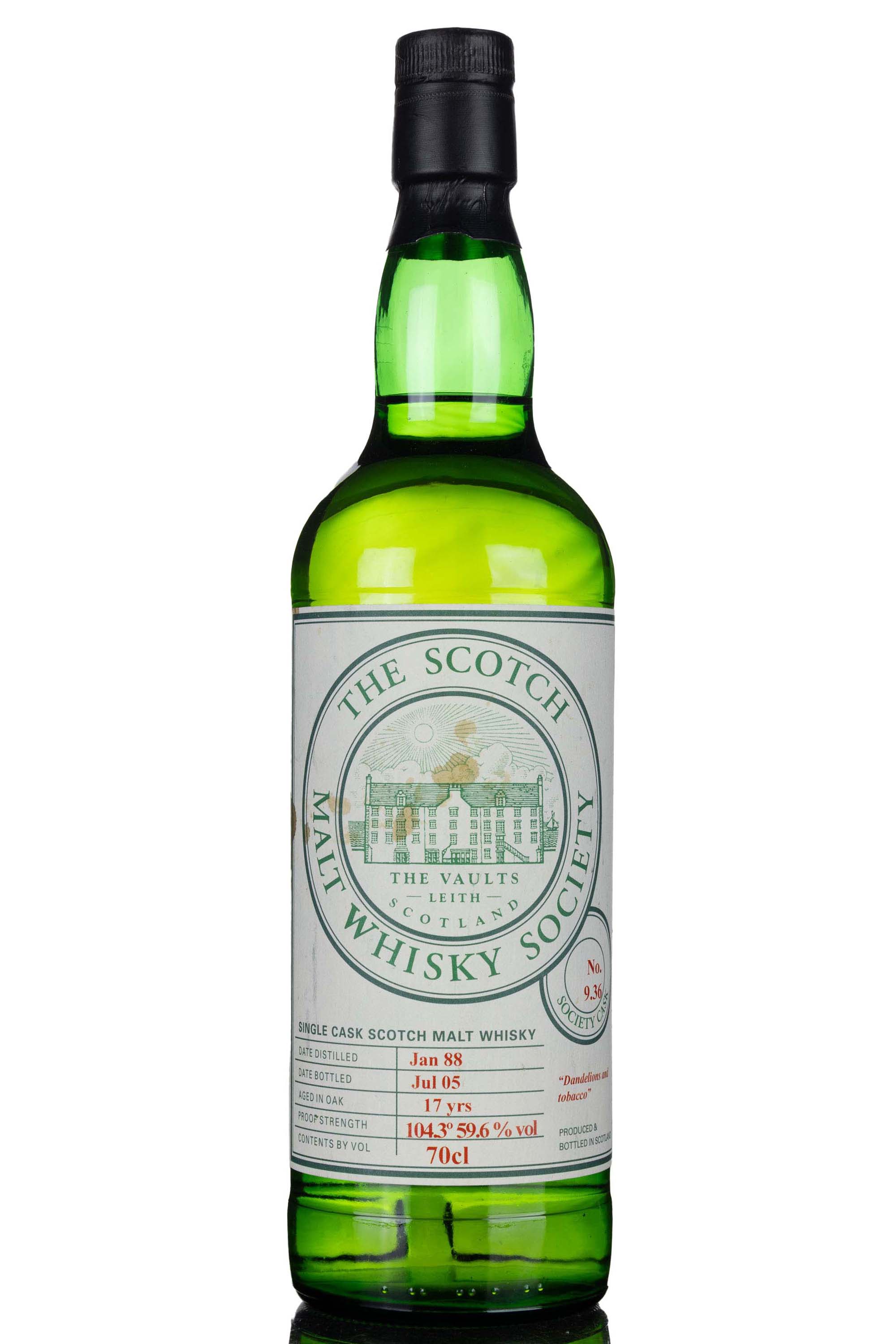 Glen Grant 1988-2005 - 17 Year Old - SMWS 9.36 - Dandelions & Tobacco