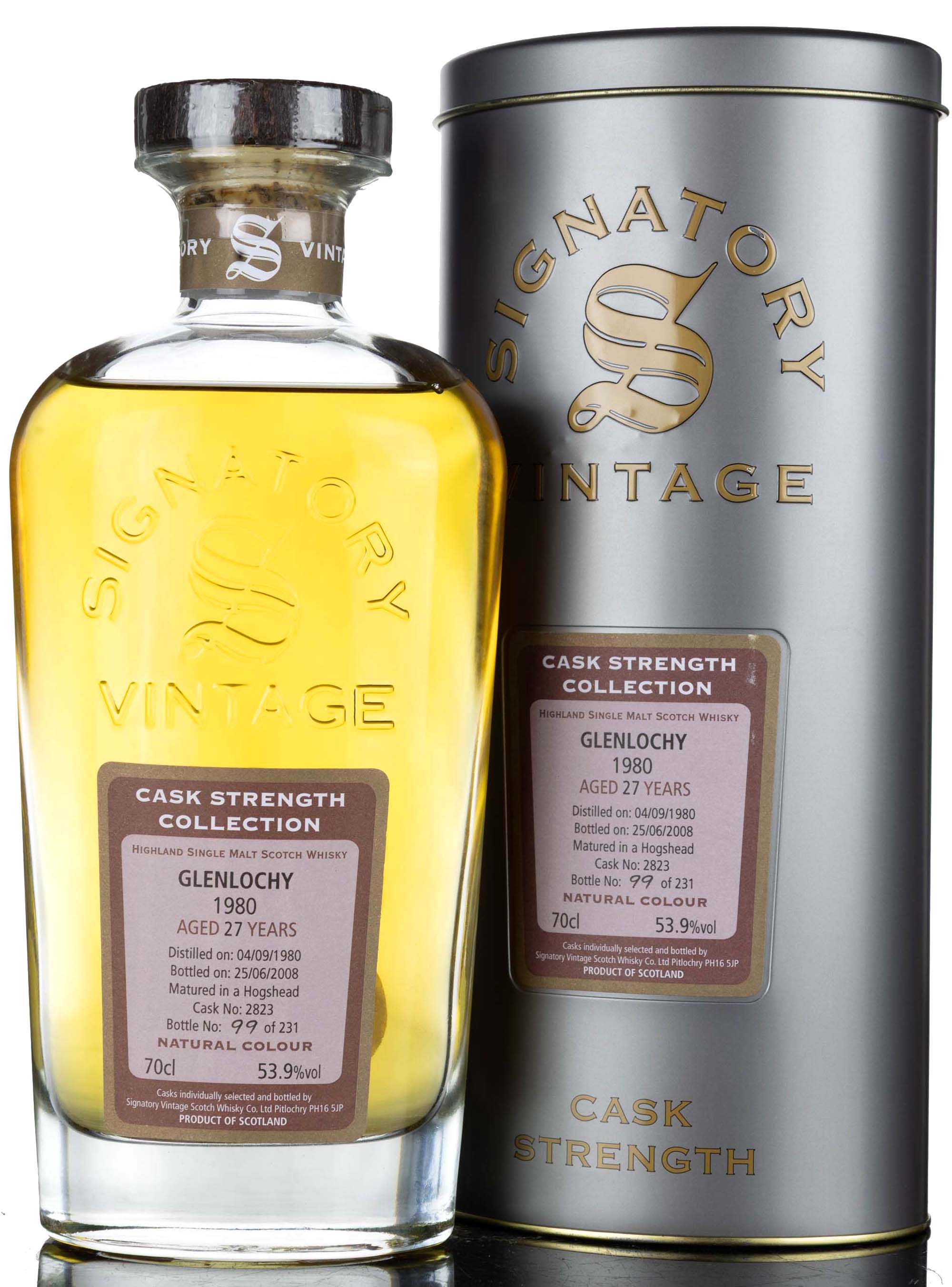Glenlochy 1980-2008 - 27 Year Old - Signatory Vintage - Single Cask 2823