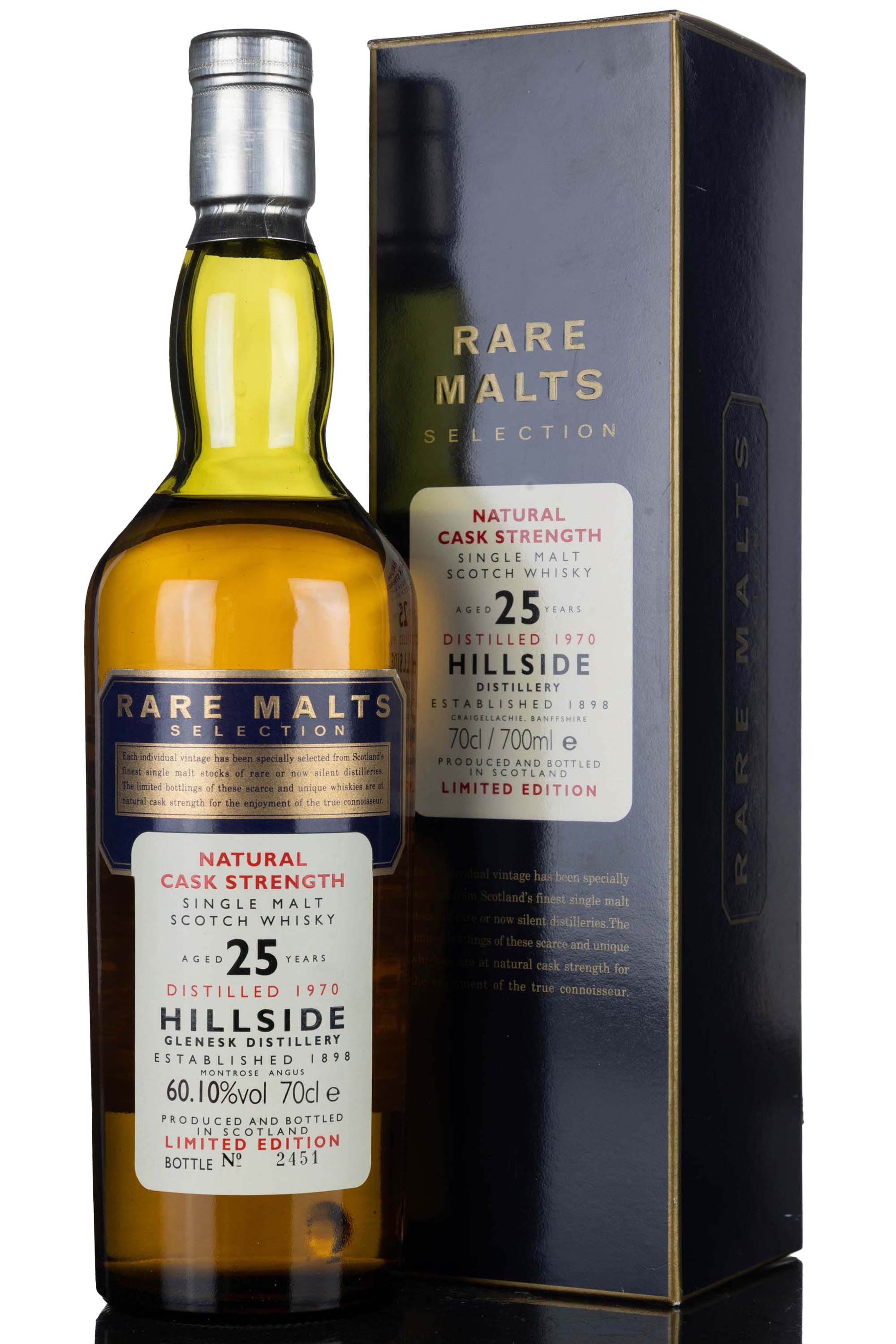 Hillside 1970 - 25 Year Old - Rare Malts 60.10%