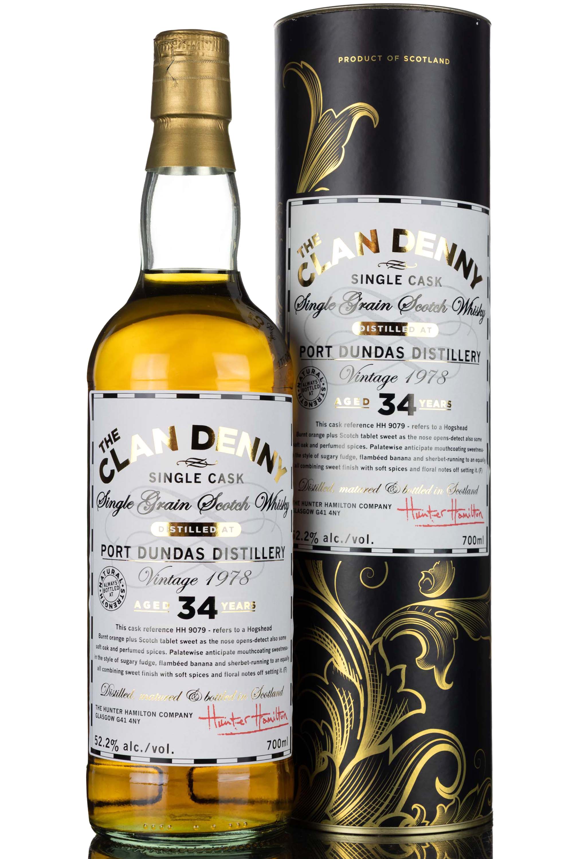 Port Dundas 1978-2012 - 34 Year Old - Hunter Hamilton Clan Denny - Single Cask 9079