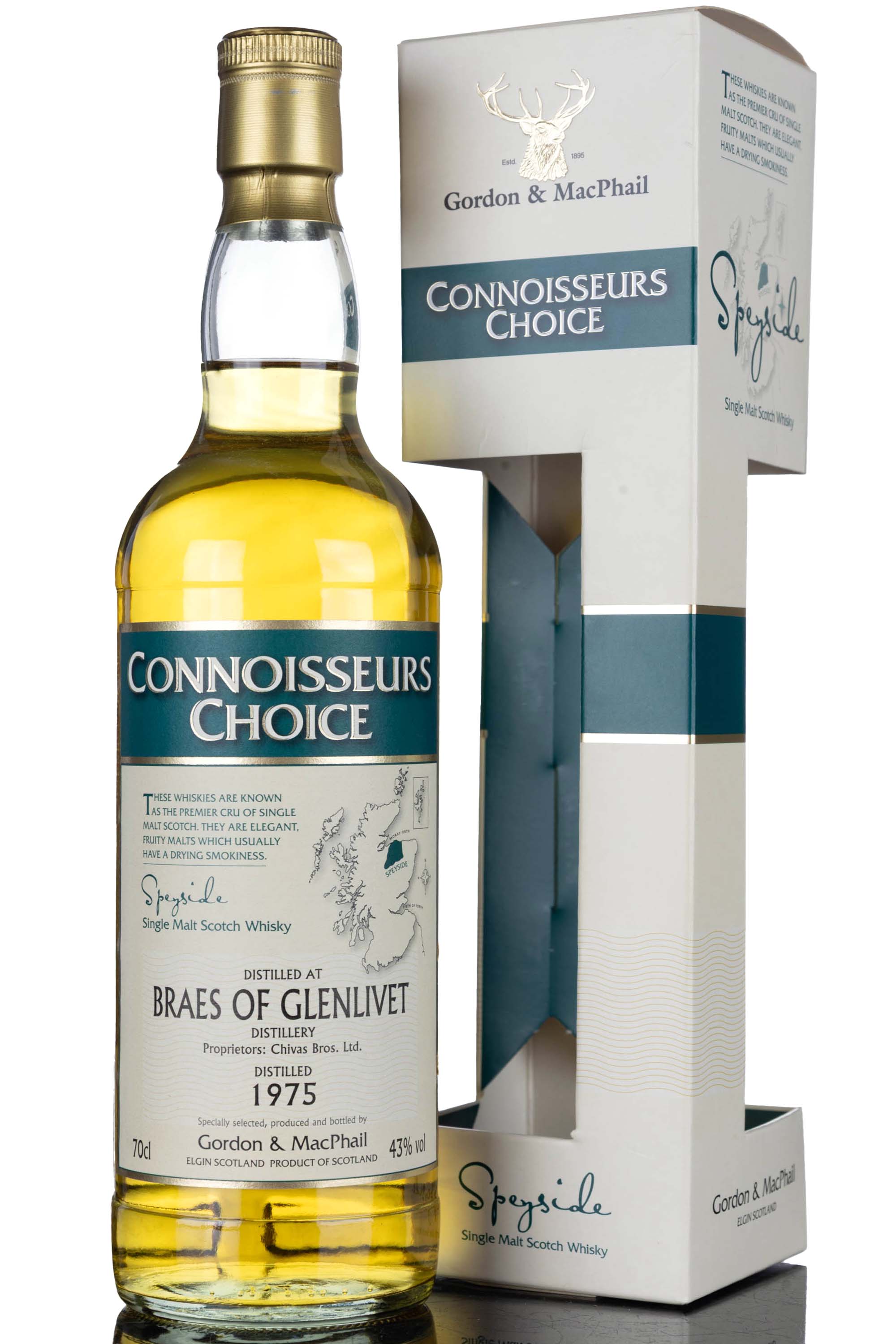 Braes Of Glenlivet 1975-2008 - Gordon & MacPhail - Connoisseurs Choice