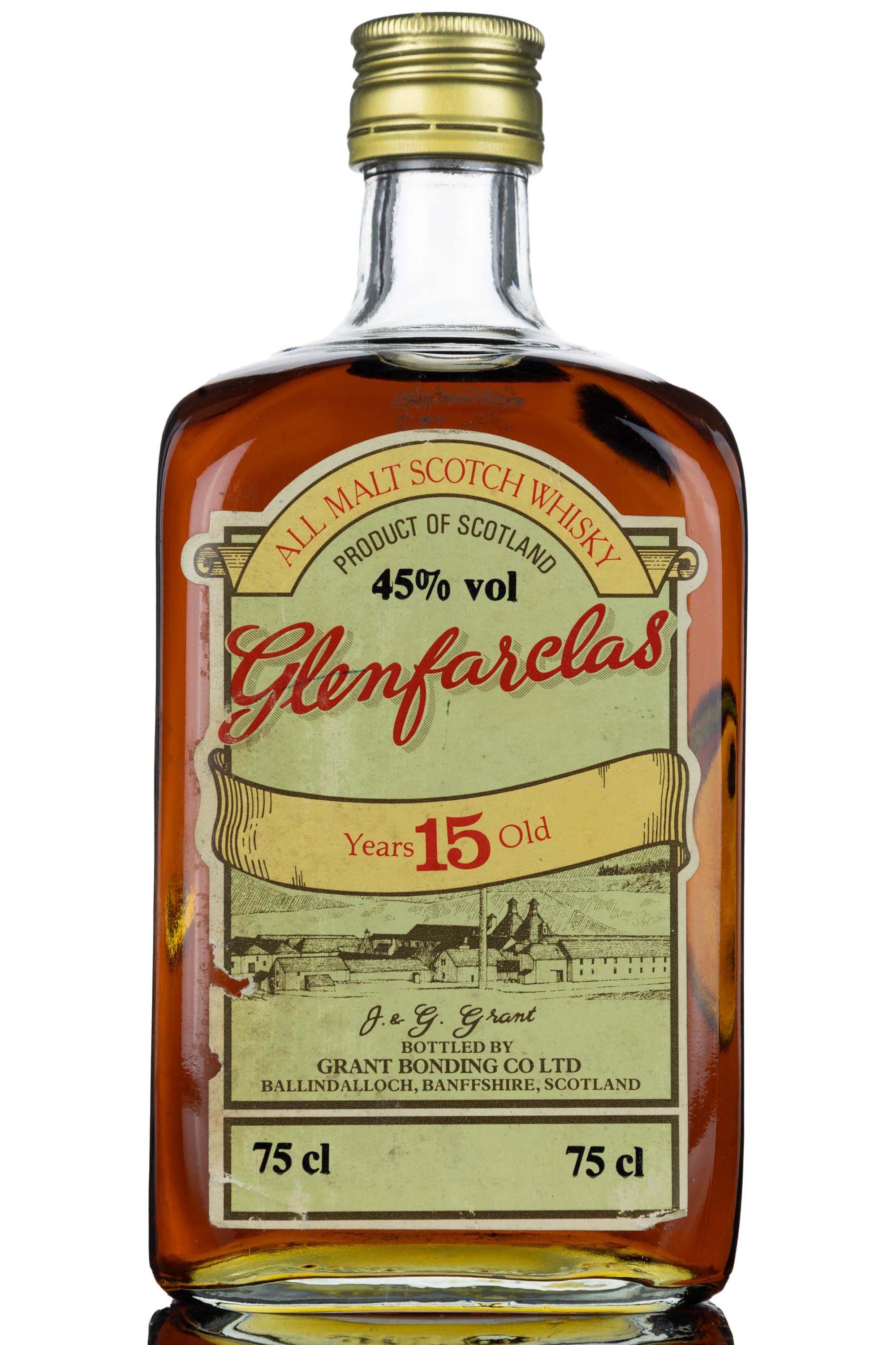 Glenfarclas 15 Year Old - 1970s - 45%