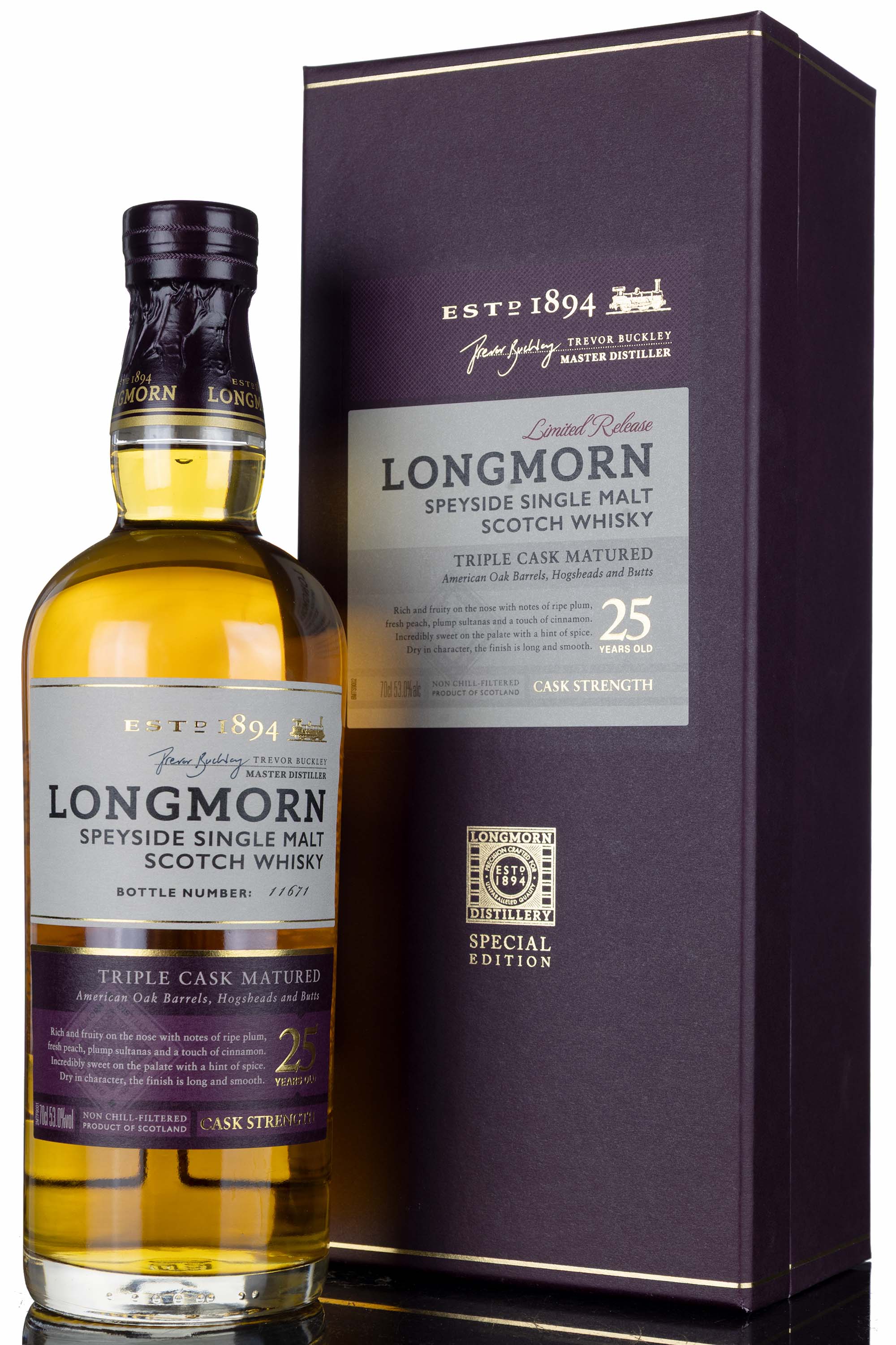 Longmorn 25 Year Old - Cask Strength - 2020 Release