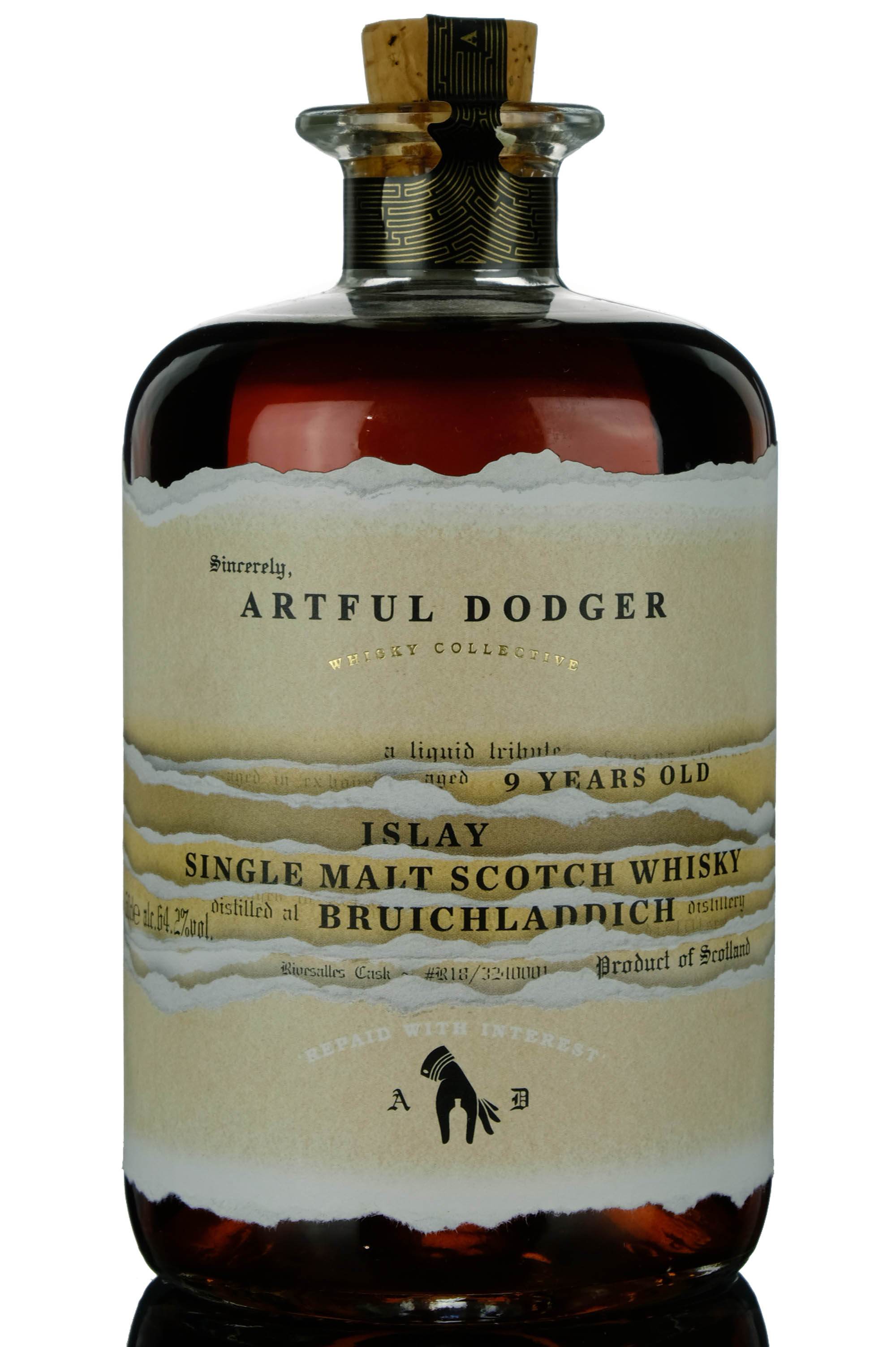 Bruichladdich 2010-2020 - 9 Year Old - Artful Dodger - Single Cask R18/3240001