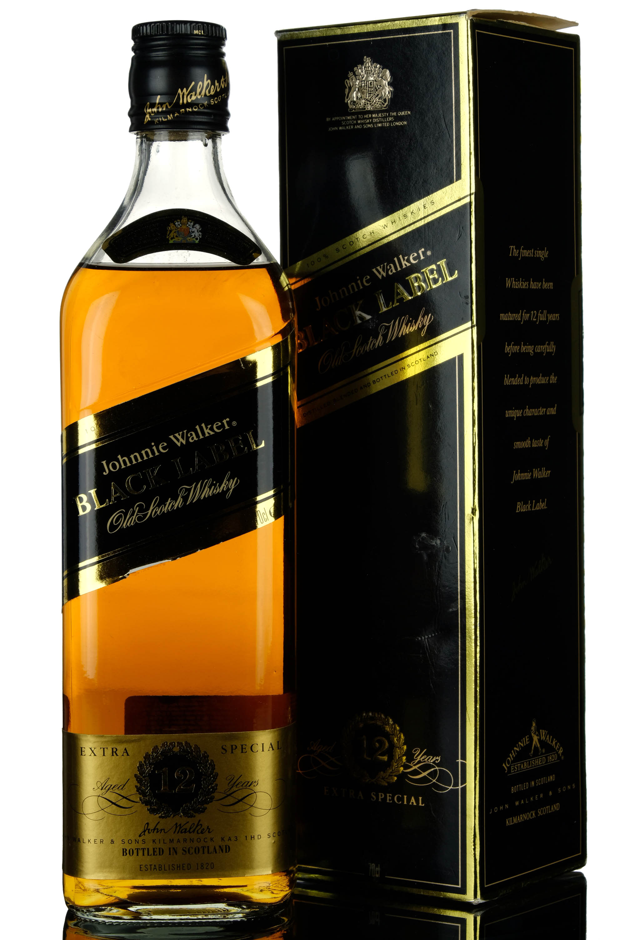 Johnnie Walker 12 Year Old - Black Label - Extra Special - 1990s
