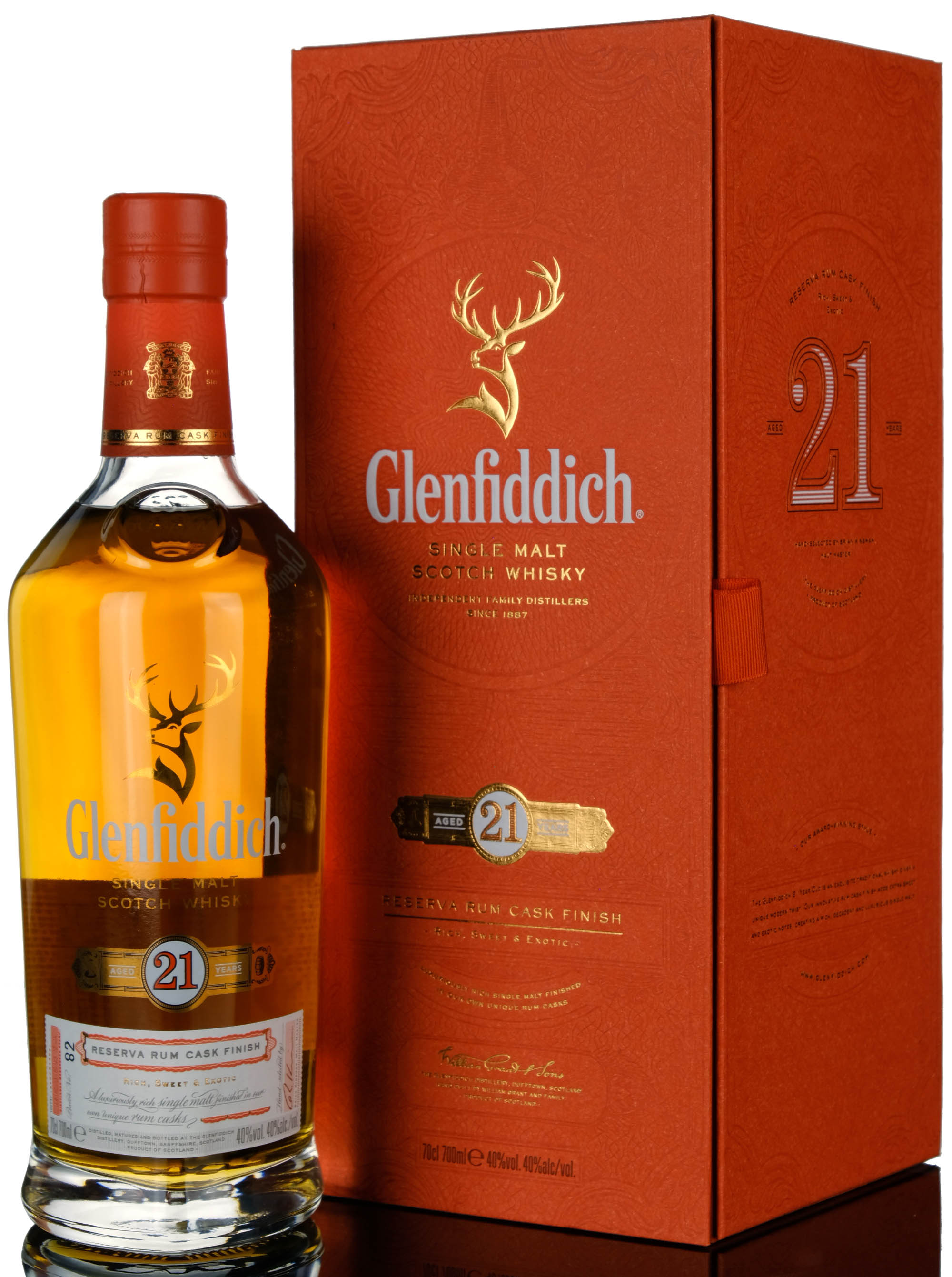 Glenfiddich 21 Reserva Rum Cask Finish Batch 82