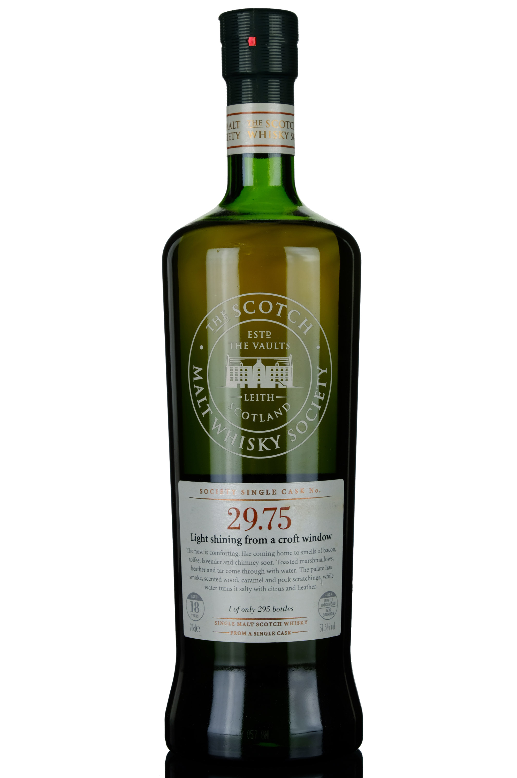 Laphroaig 1990-2009 - 18 Year Old - SMWS 29.75 - Light Shining From A Croft Window