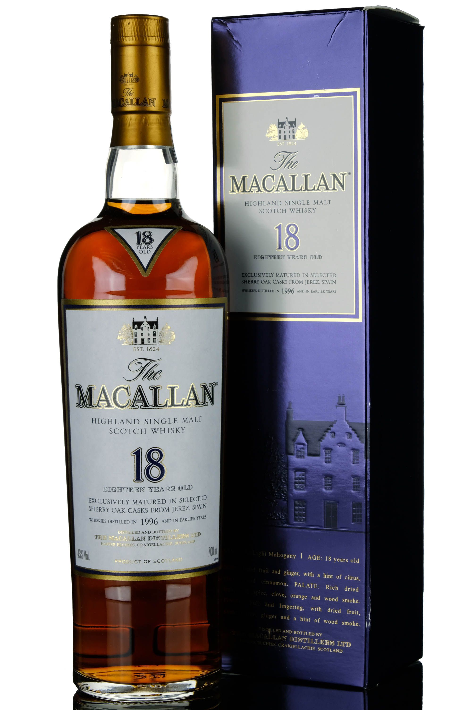 Macallan 1996 18 Sherry Cask
