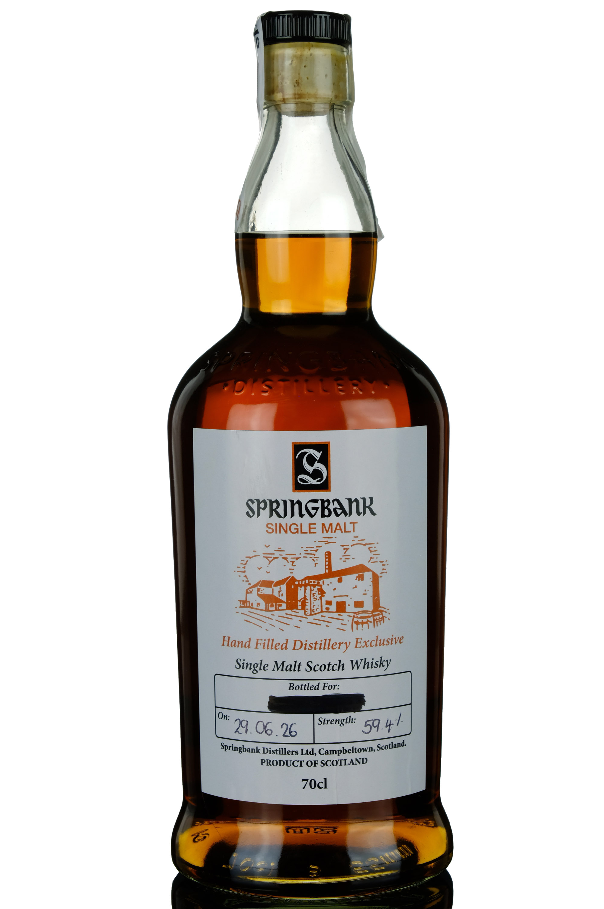 Springbank Hand Filled Distillery Exclusive 2026 Release 594