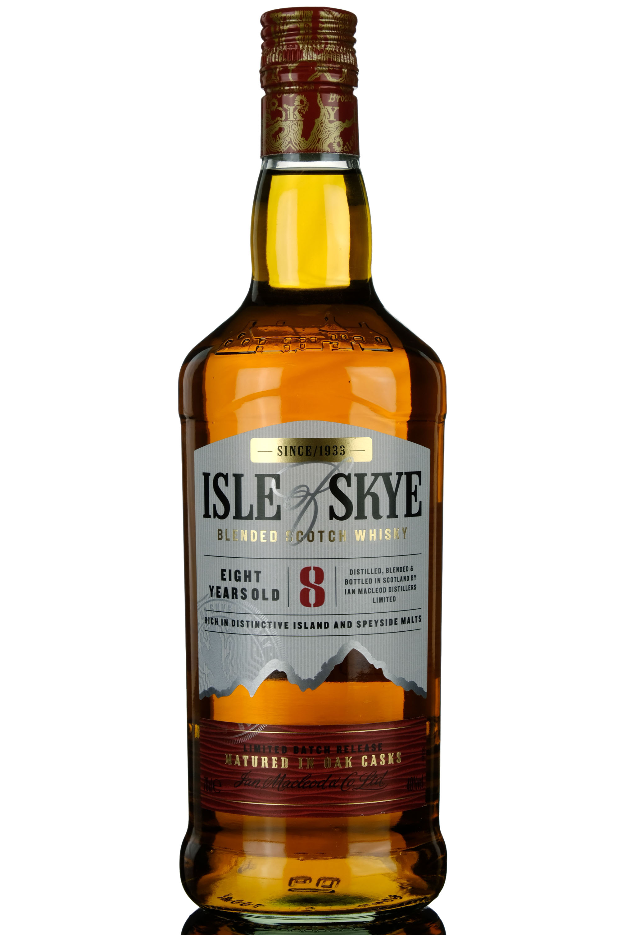 Isle of Skye 8 Year Old, Oak Cask, 40%, 70cl whisky bottle