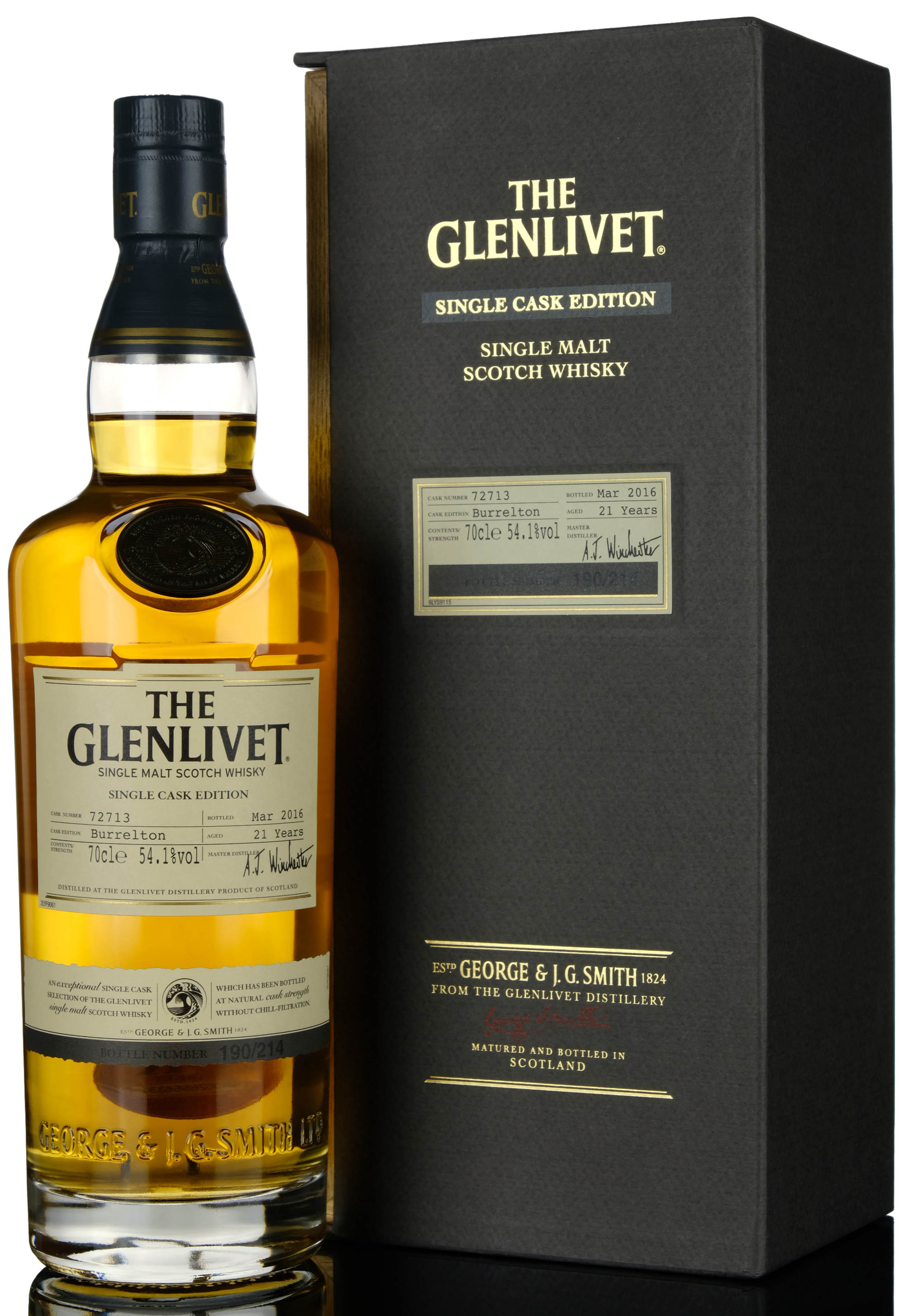 Glenlivet 21 Single Cask 72713 2016 Release