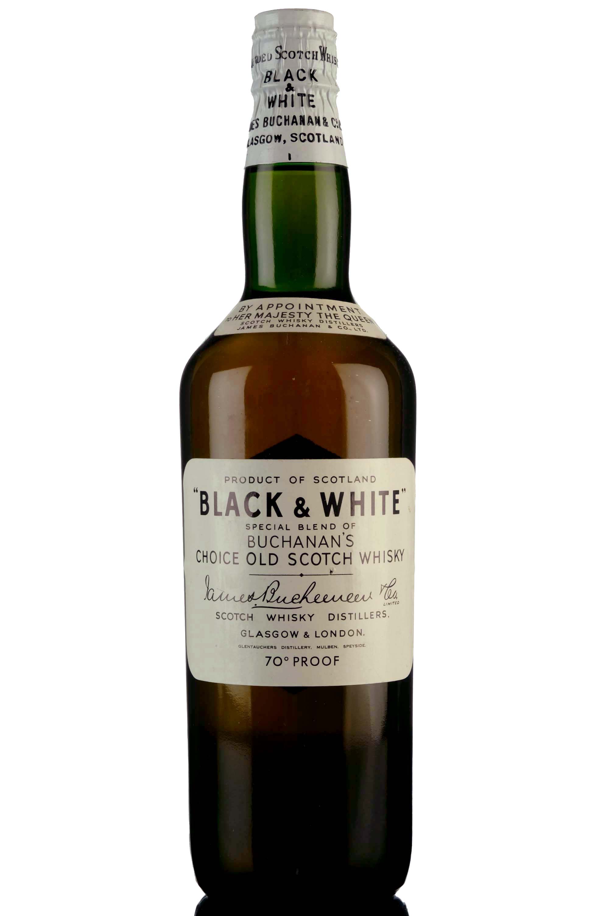 Buchanans Black & White - 1950s