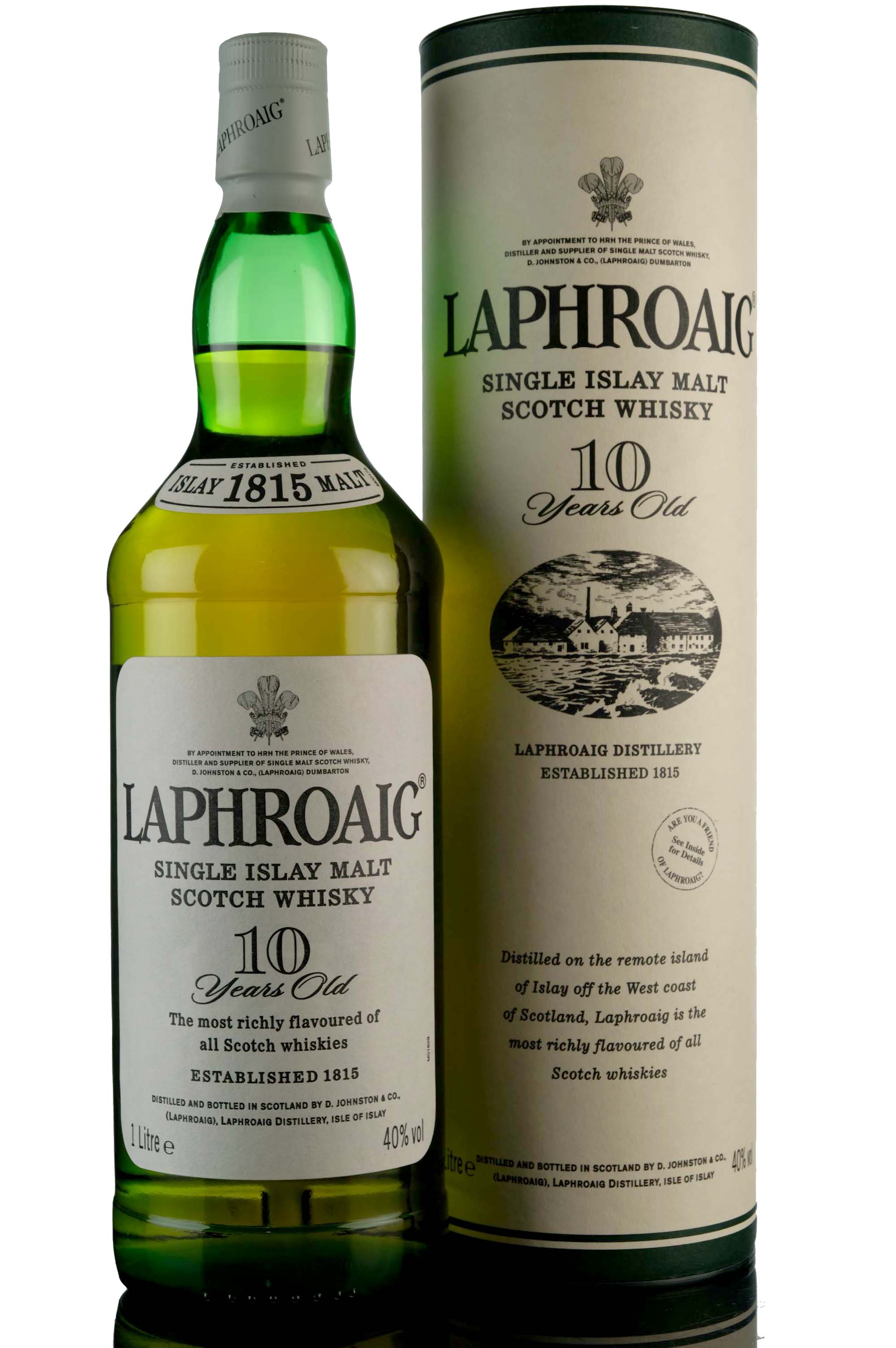 Laphroaig 10 Year Old - 1 Litre