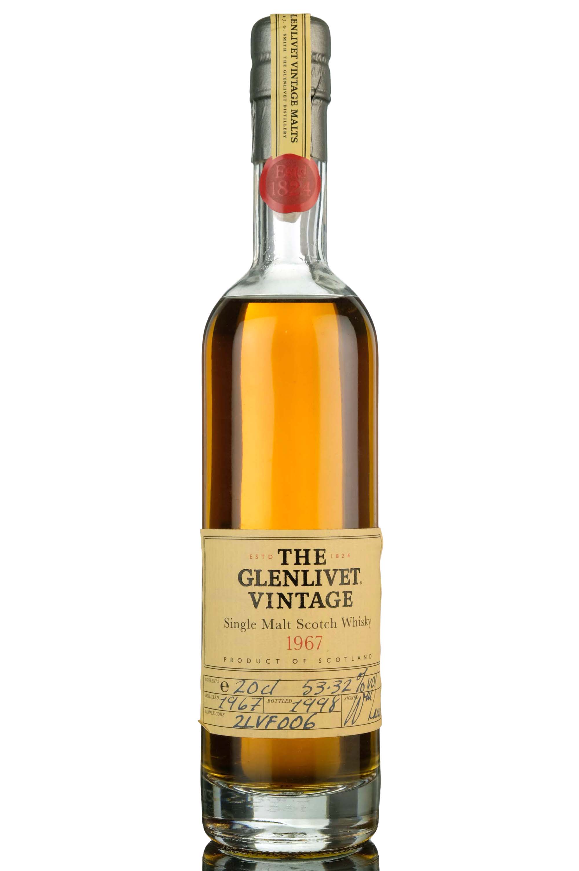 Glenlivet 1967-1998 - Quarter Bottle