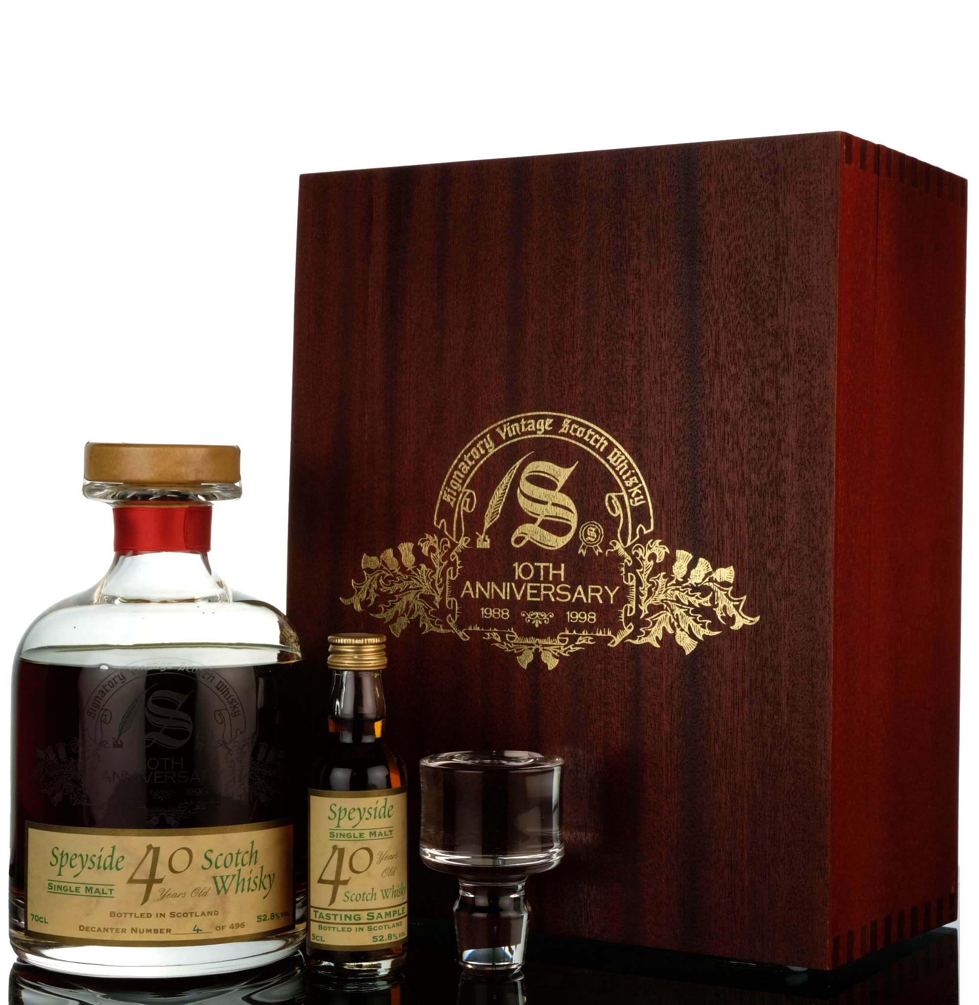 Glenfarclas 1958-1998 - 40 Year Old - Signatory Vintage 10th Anniversary - Single Cask 223