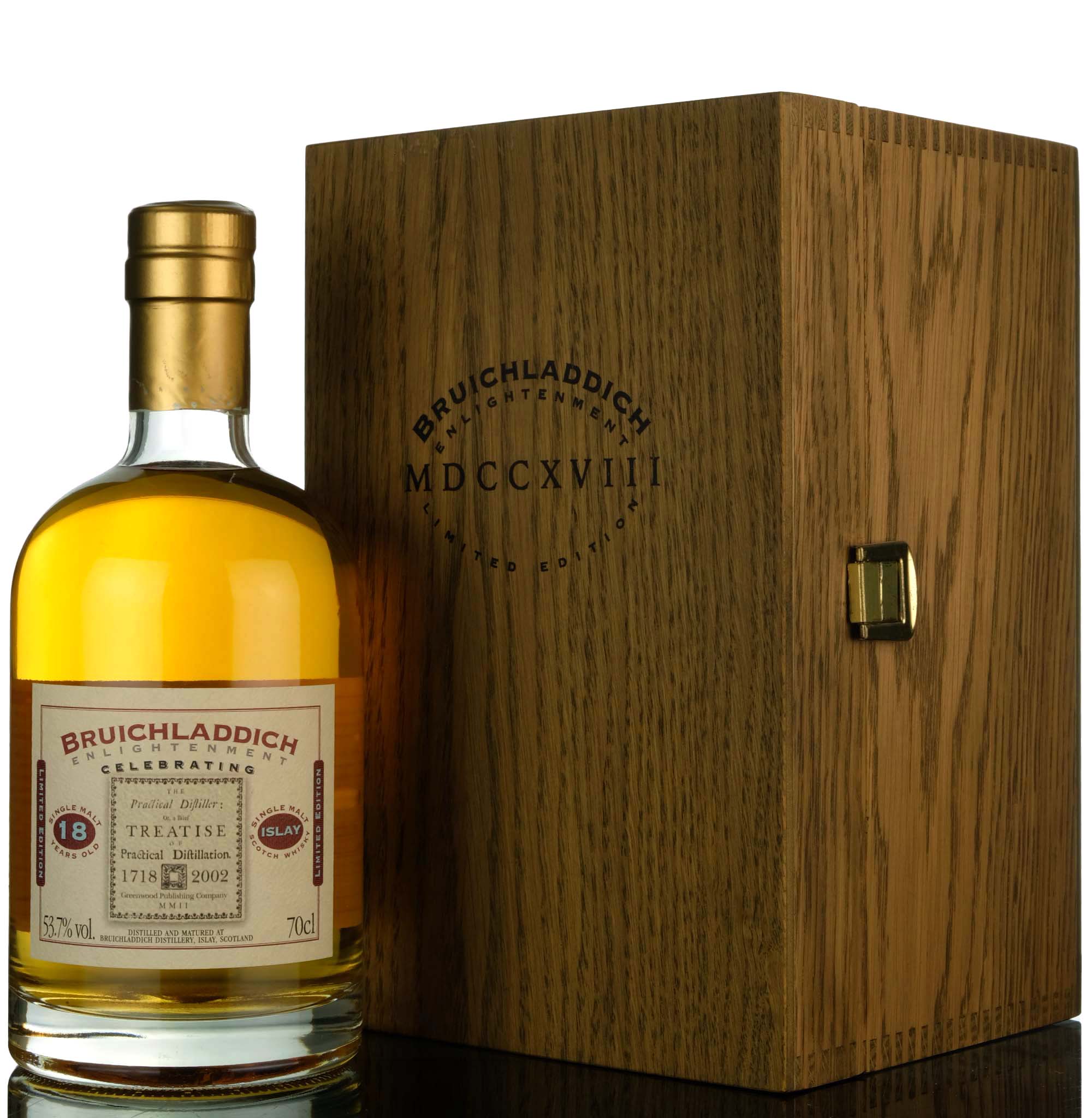 Bruichladdich 1984-2002 - 18 Year Old - Enlightenment - Practical Distillation - Casks 14+
