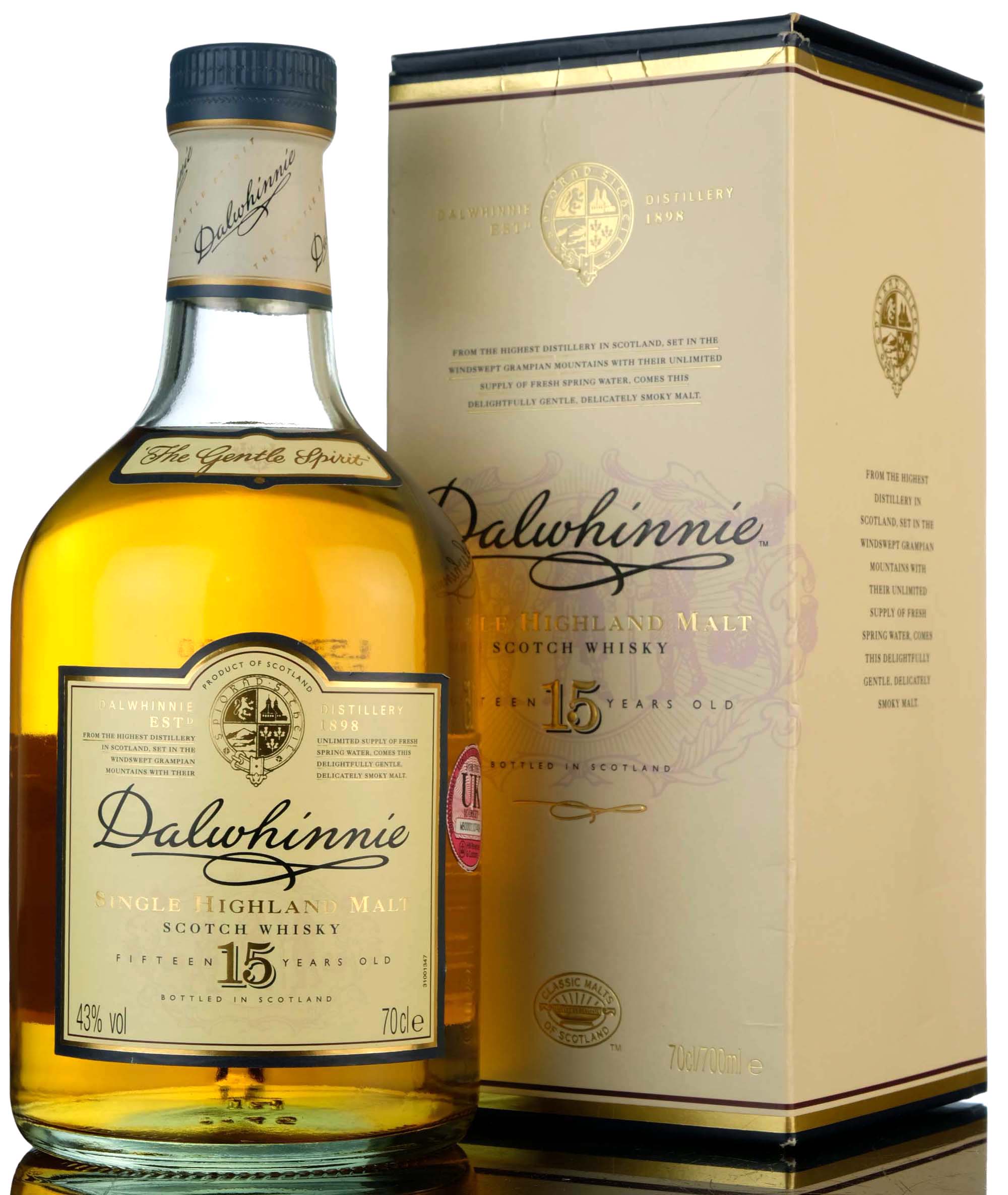 Dalwhinnie 15 Year Old - Early 2000s