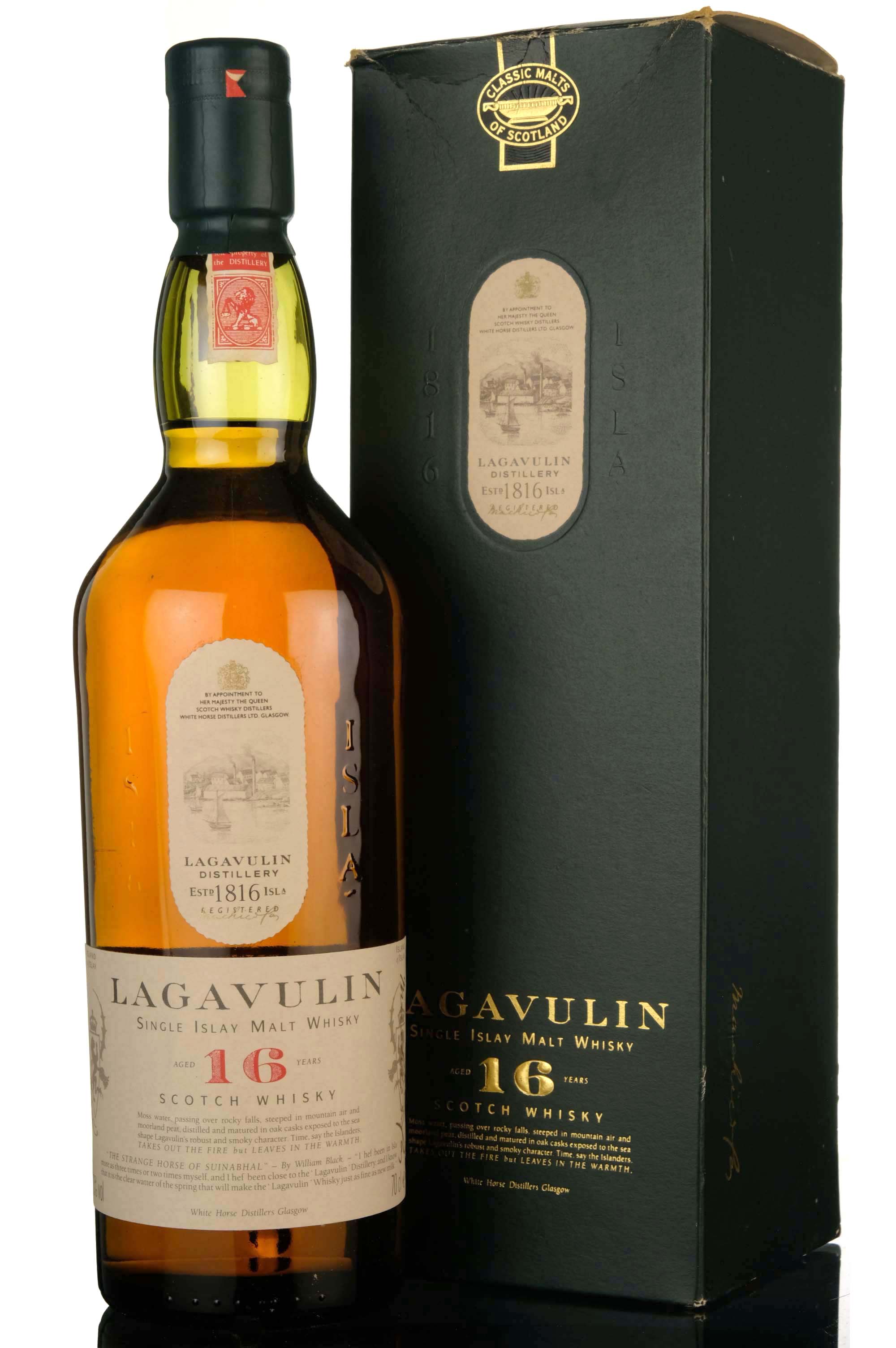 Lagavulin 16 Year Old - White Horse - 1990s