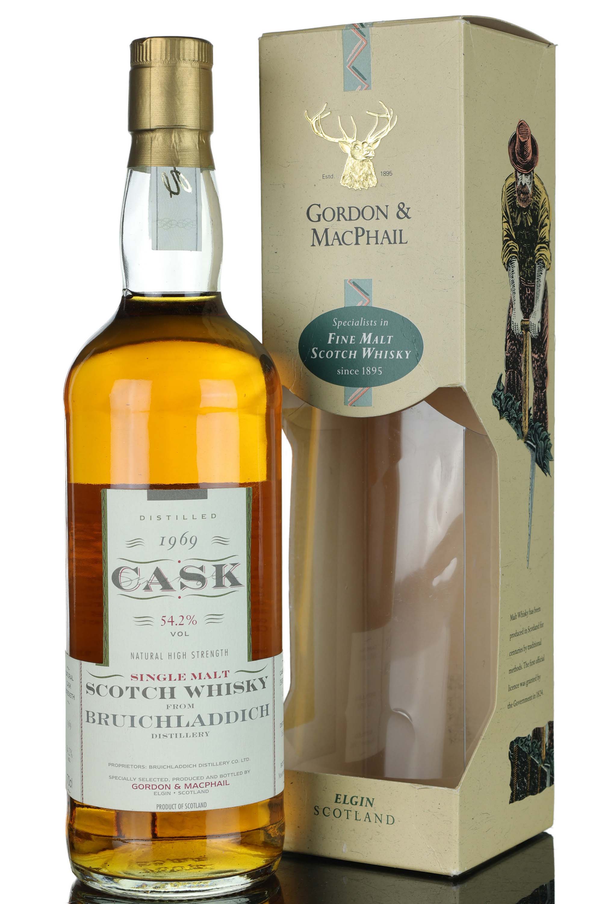 Bruichladdich 1969-1996 - 27 Year Old - Gordon & MacPhail - Cask Strength - Casks 2970-297