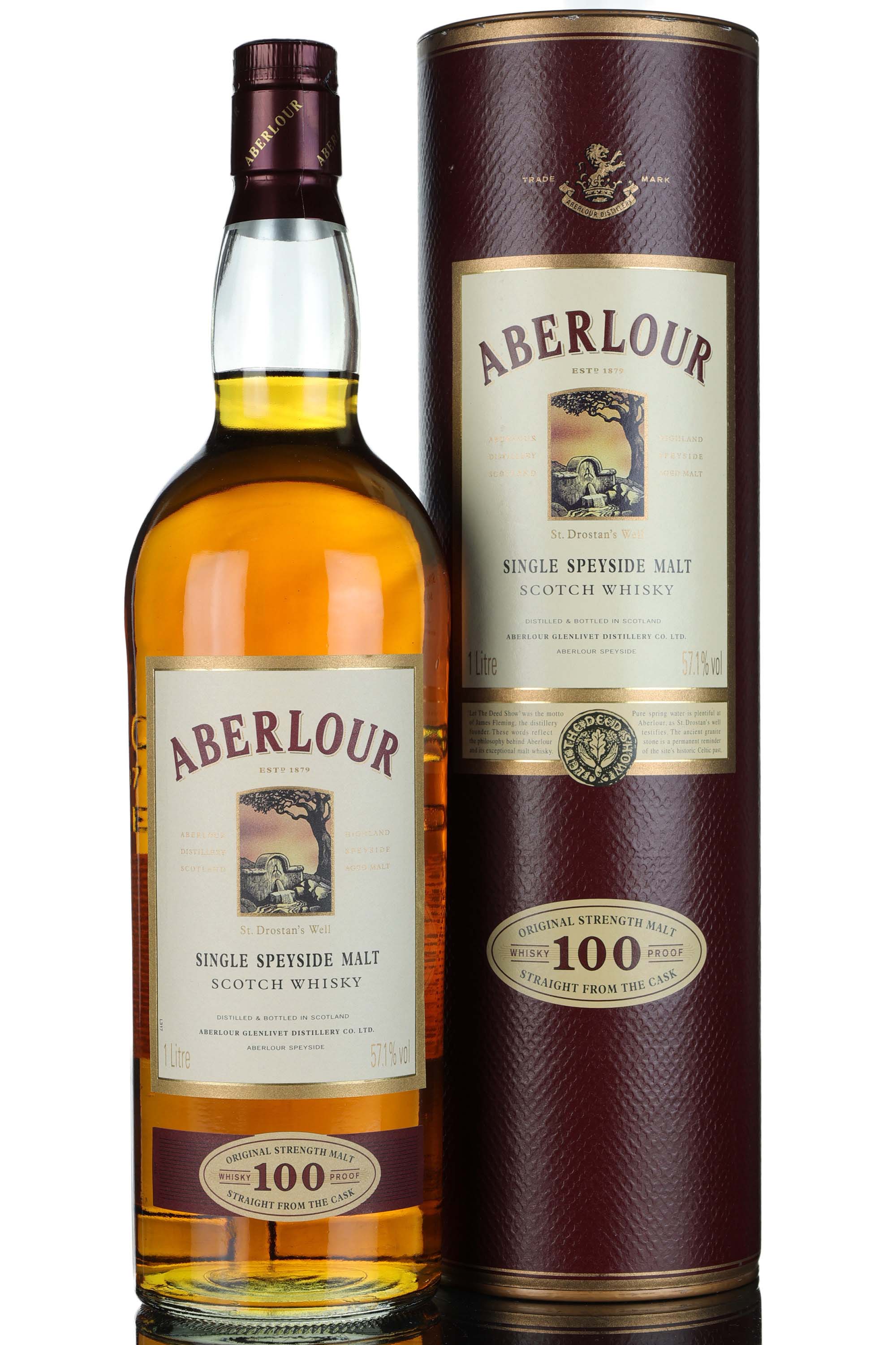 Aberlour Original Cask Strength - Early 2000s - 100 Proof - 1 Litre