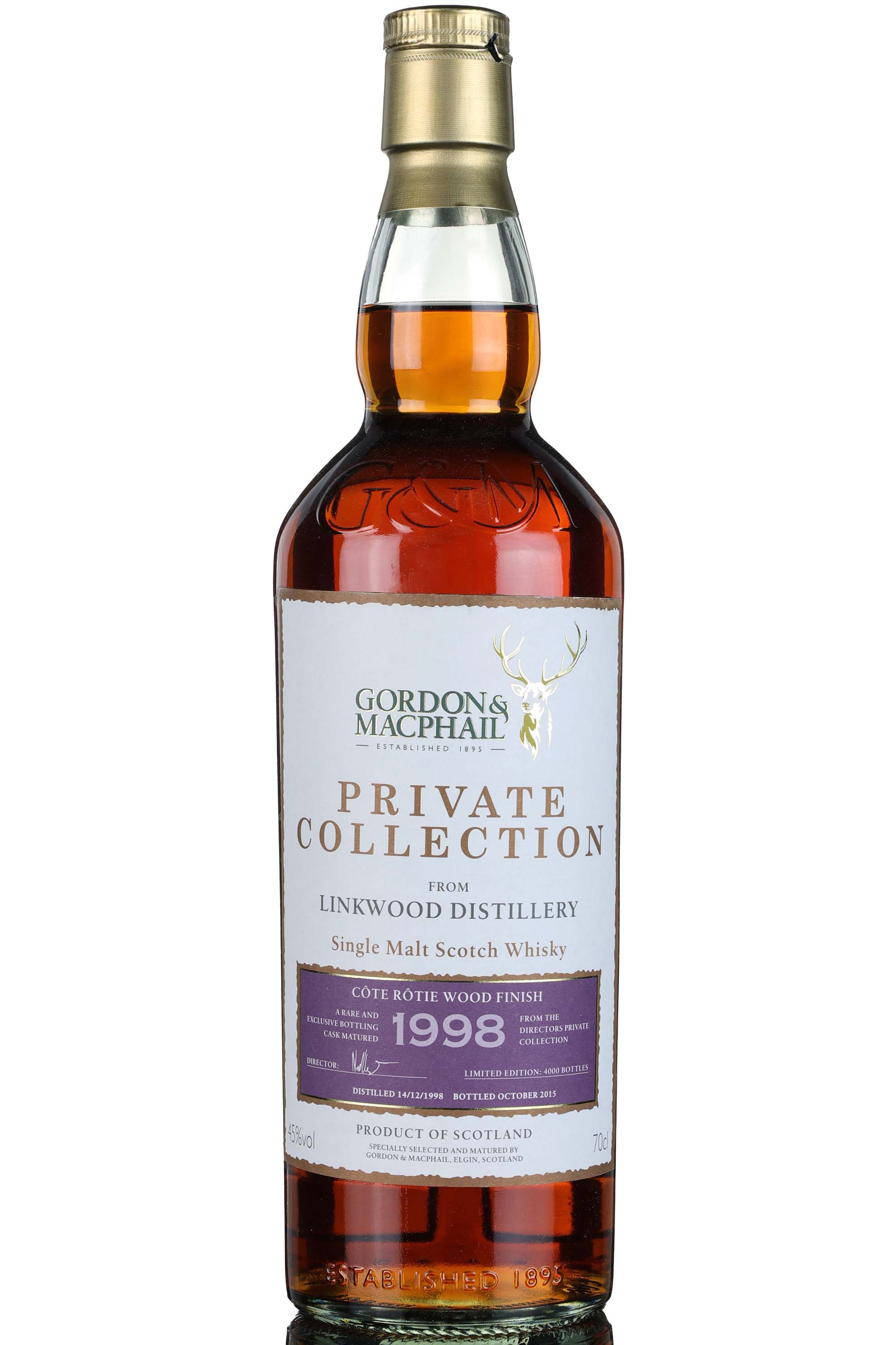 Linkwood 1998-2015 - 16 Year Old - Private Collection - Cote Rotie Wood Finish