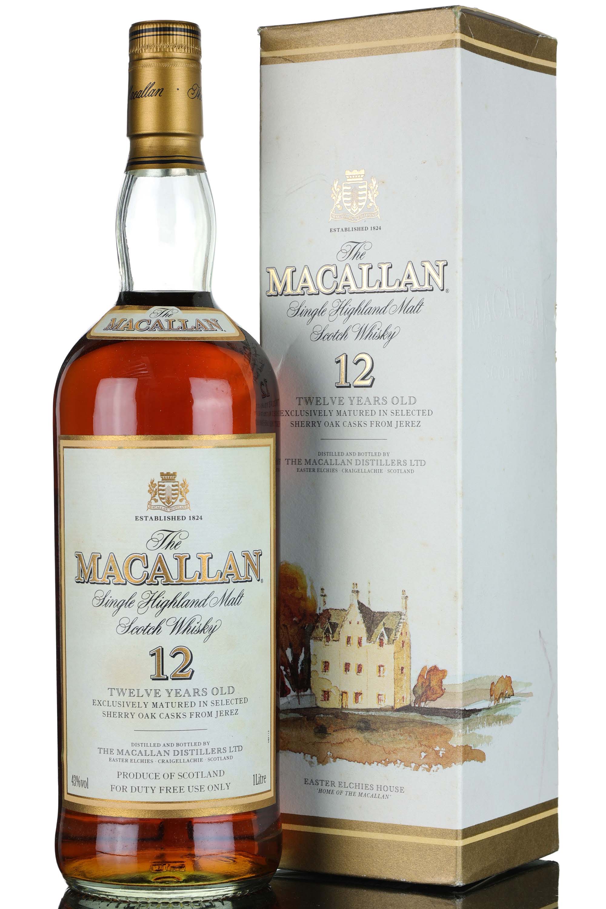 Macallan 12 Year Old - Sherry Cask - Early 2000s - 1 Litre