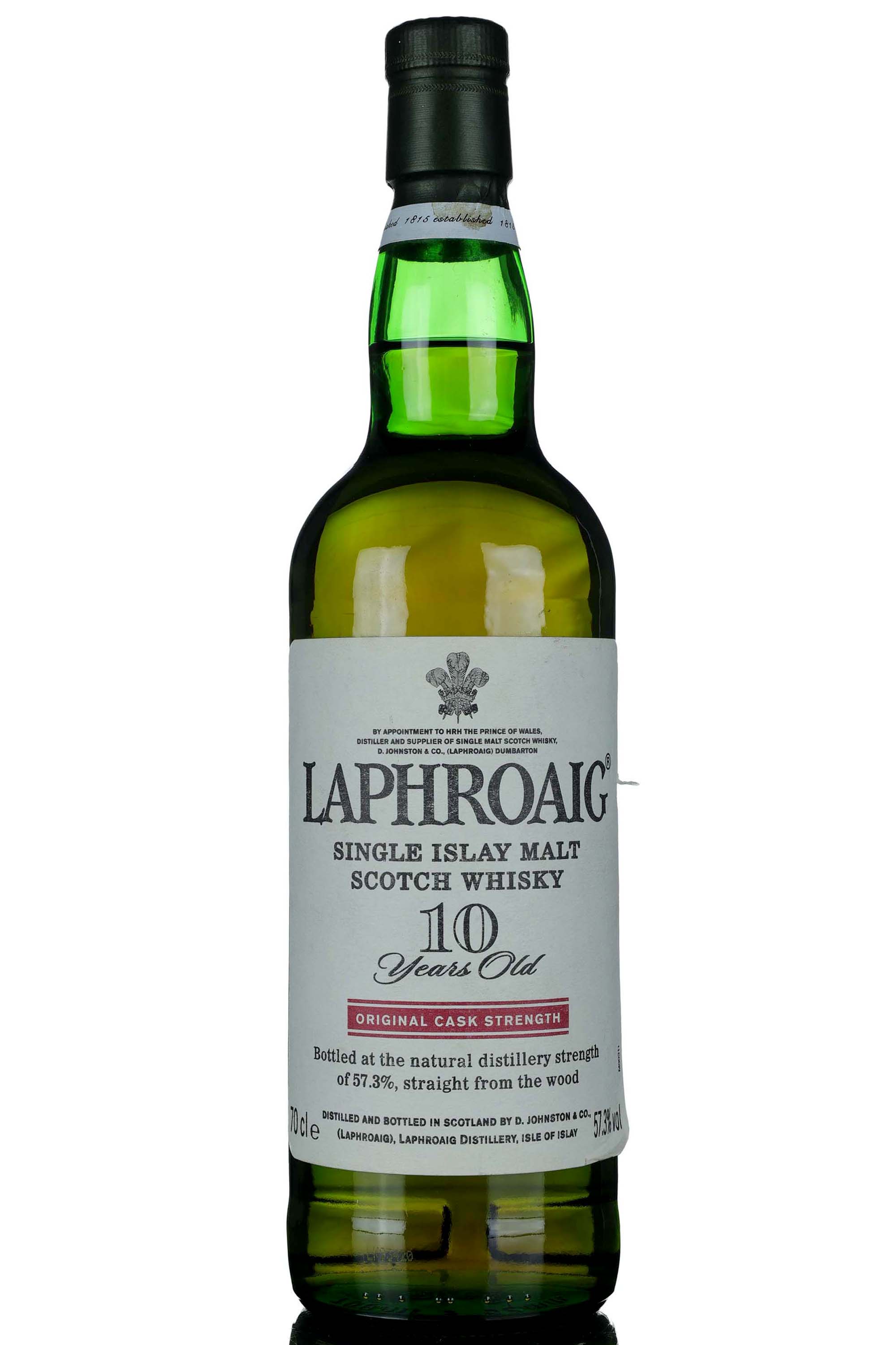 Laphroaig 10 Year Old - Original Cask Strength - 57.3% - 1990s