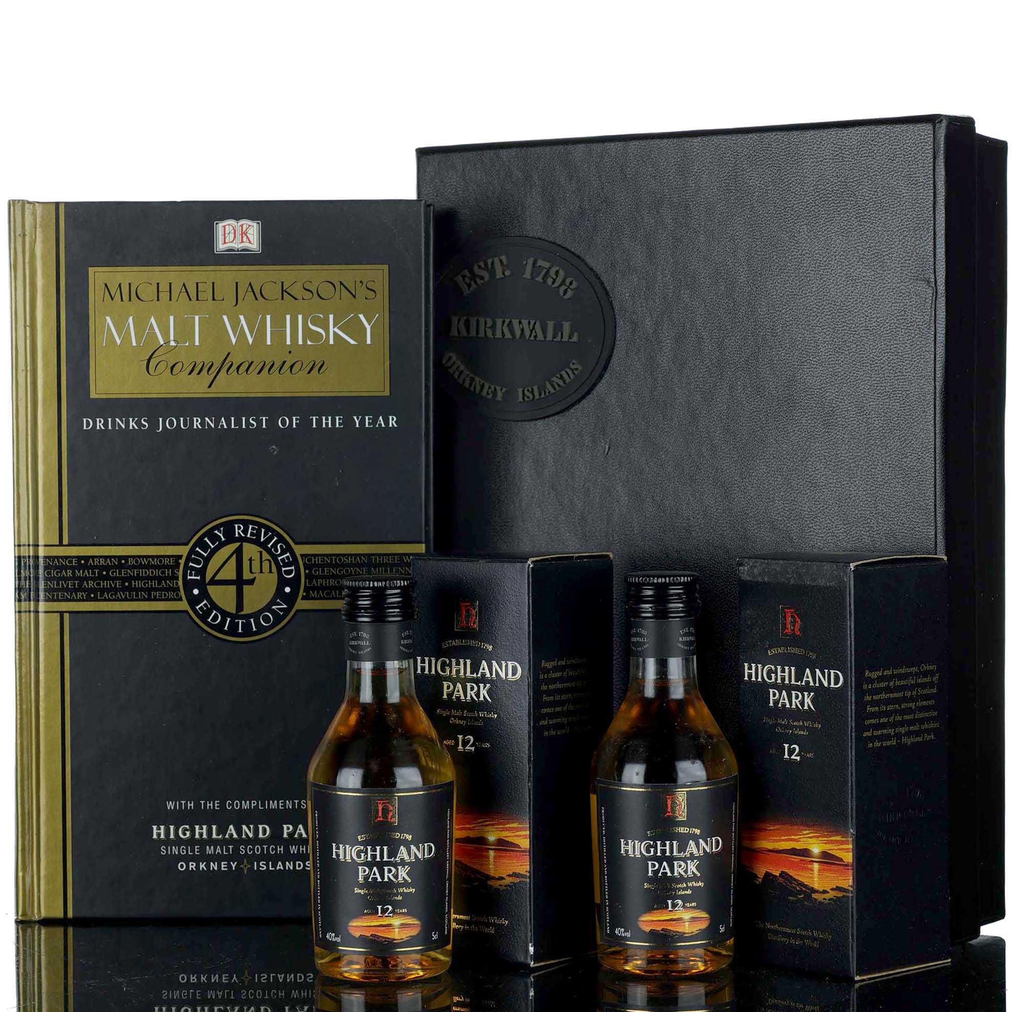 Michael Jacksons Malt Whisky Companion 4th Edition With Complimentary Highland Park Miniat