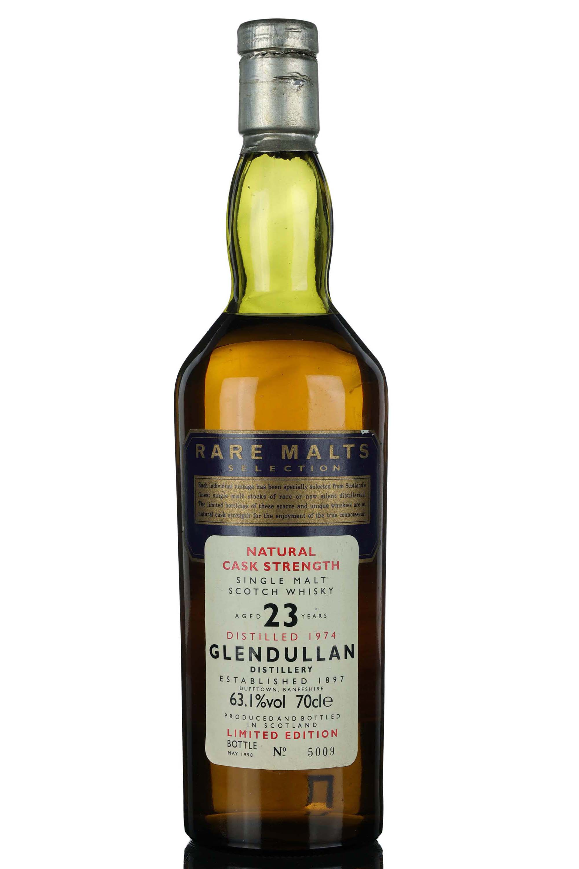 Glendullan 1974-1998 - 23 Year Old - Rare Malts 63.1%