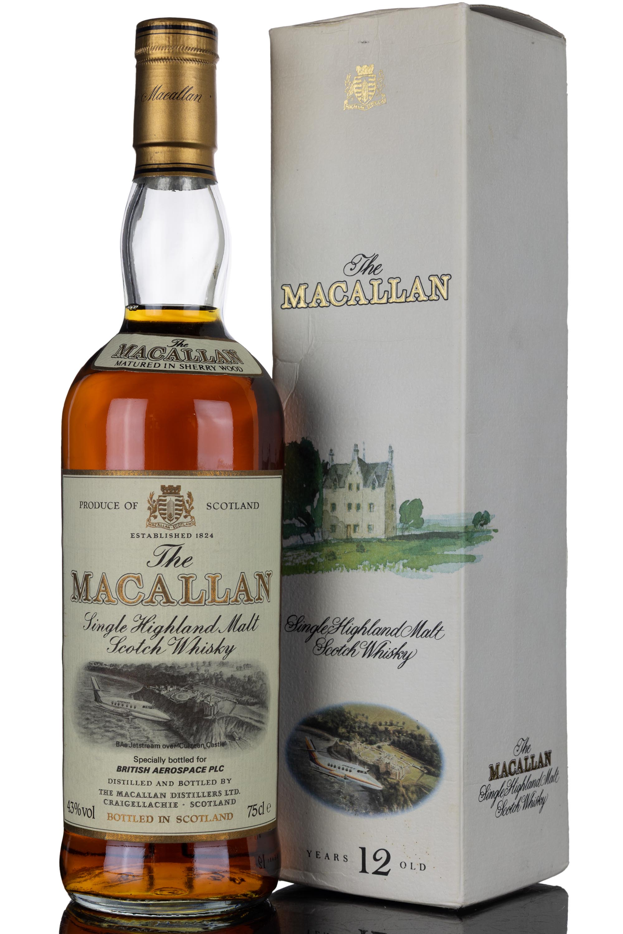 Macallan 12 Year Old - British Aerospace BAe Jetstream Flying Over Culzean Castle