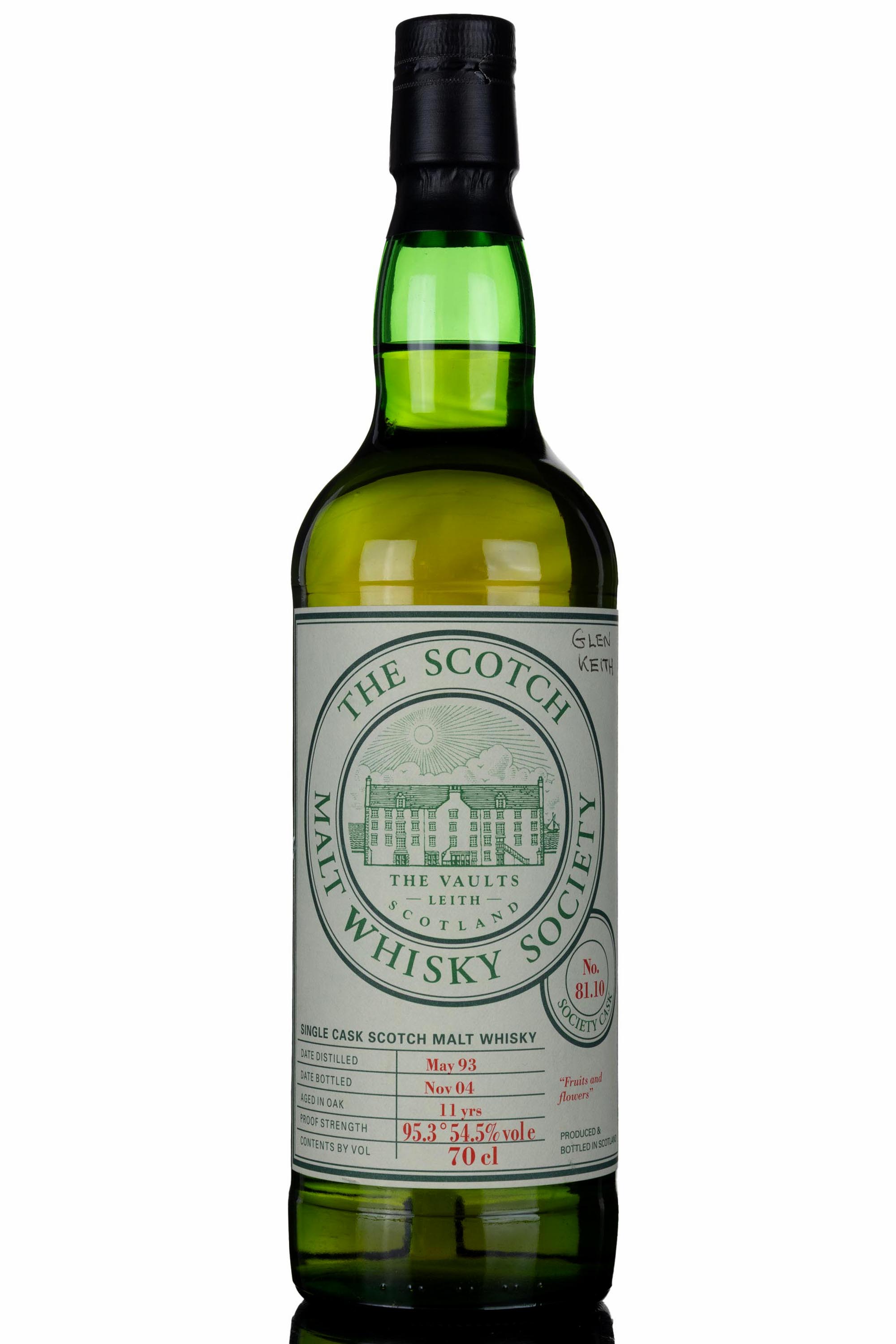 Glen Keith 1993-2004 - 11 Year Old - SMWS 81.10 - Fruits & Flowers