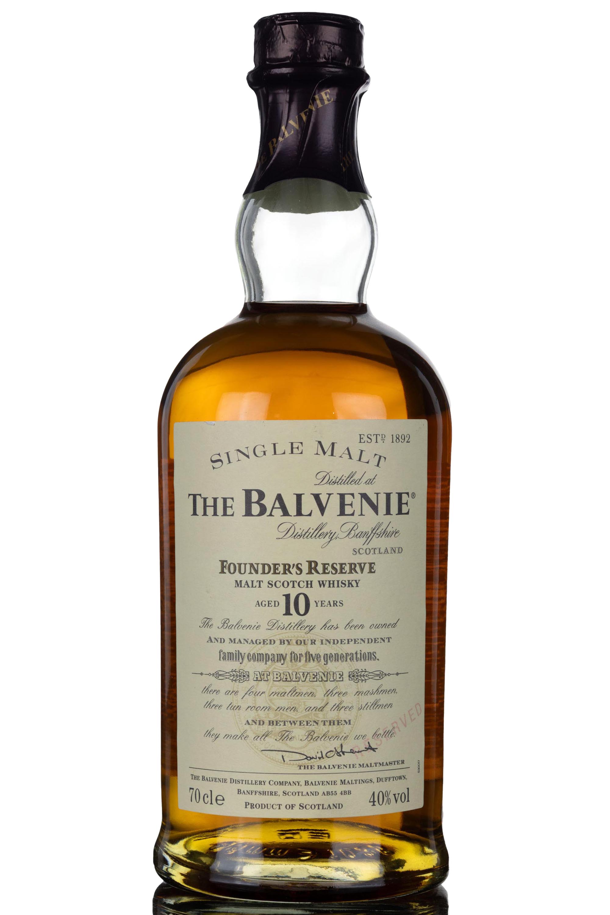 Balvenie 10 Year Old - Founders Reserve - Pre 2009