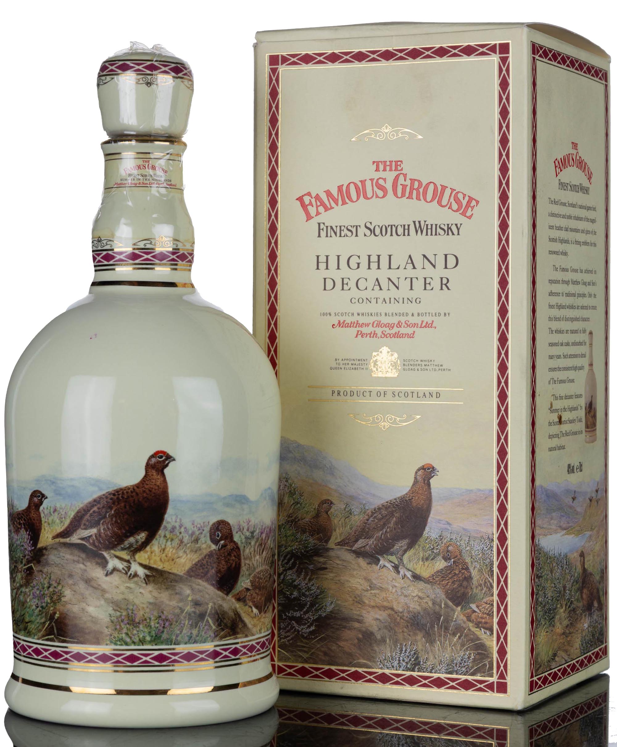 Famous Grouse Highland Ceramic Decanter