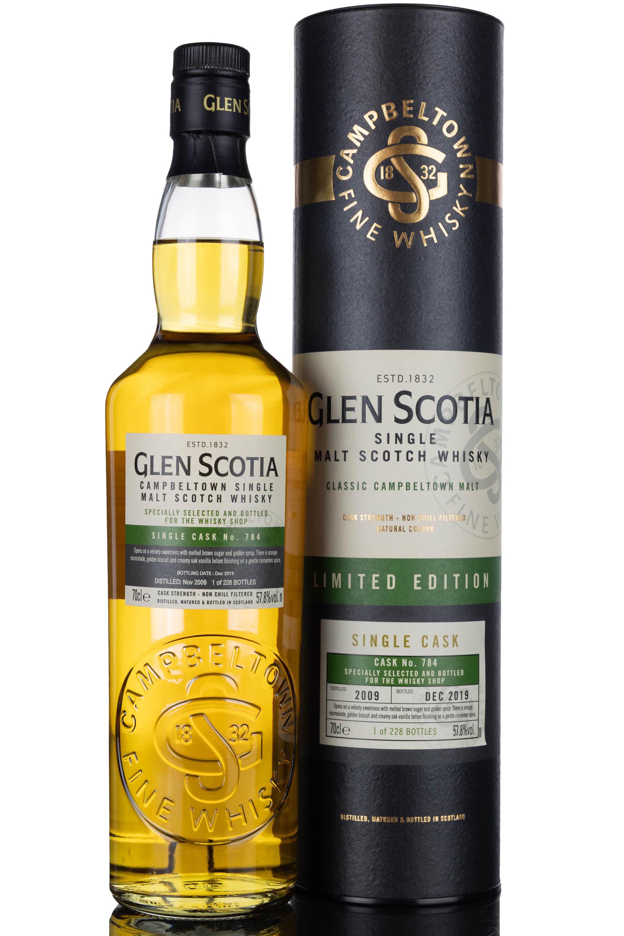Glen Scotia 20092019 10 Year Old Single Cask 784 The Whisky Shop Exclusive