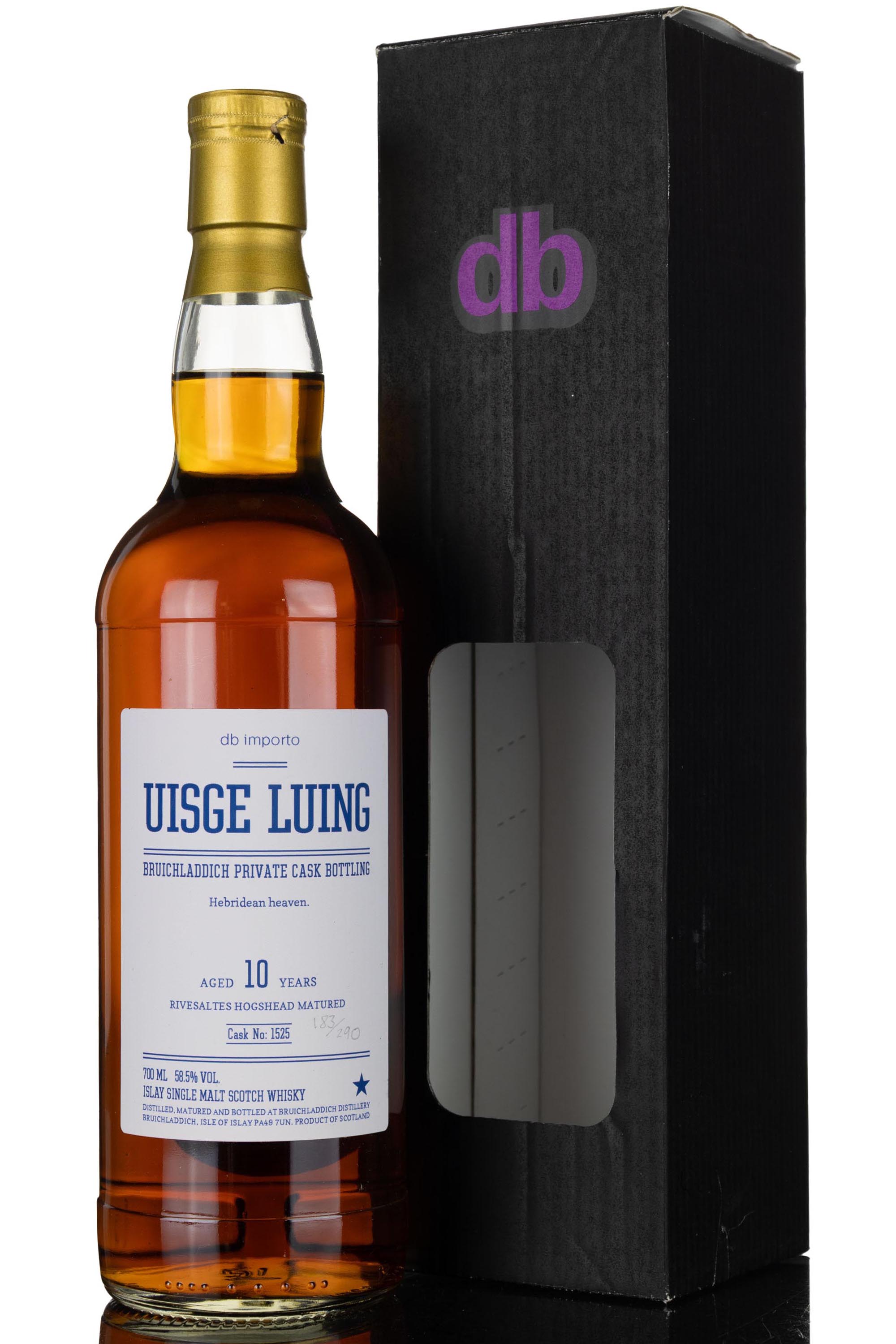 Bruichladdich 10 Year Old - Private Bottling - Single Cask 1525