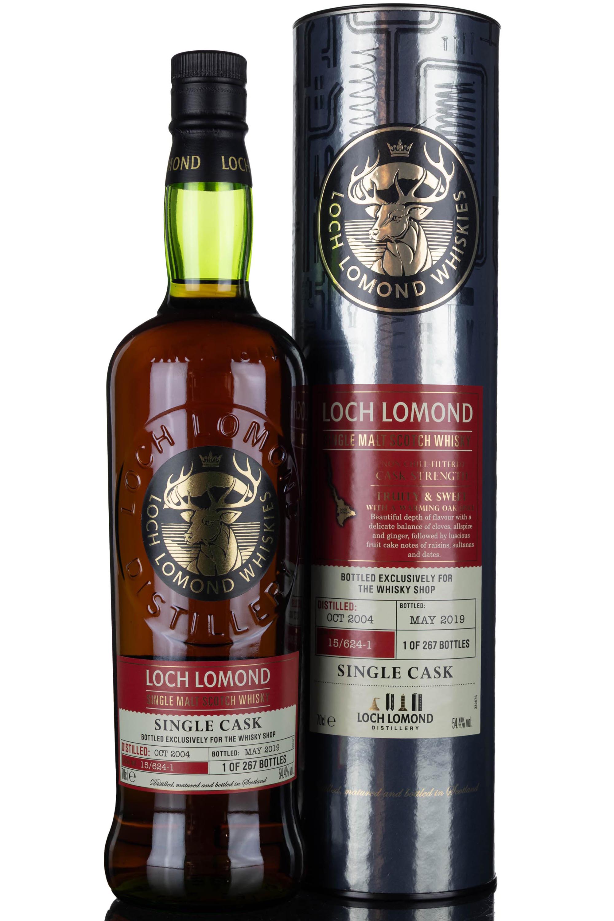 Loch Lomond 2004-2019 - 14 Year Old - Single Cask 15/624-1 - The Whisky Shop Exclusive