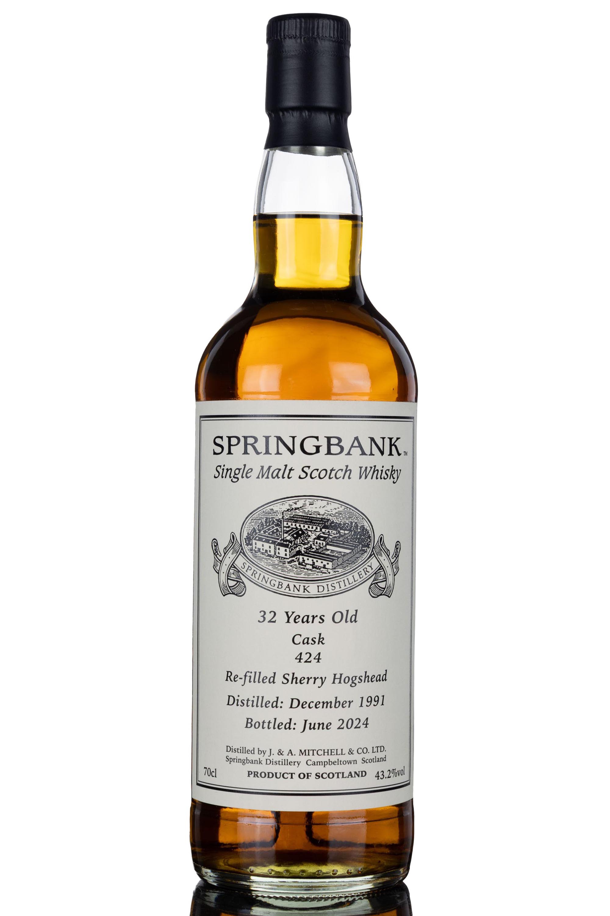 Springbank 1991-2024 - 32 Year Old - Single Cask 424 - Private Bottling